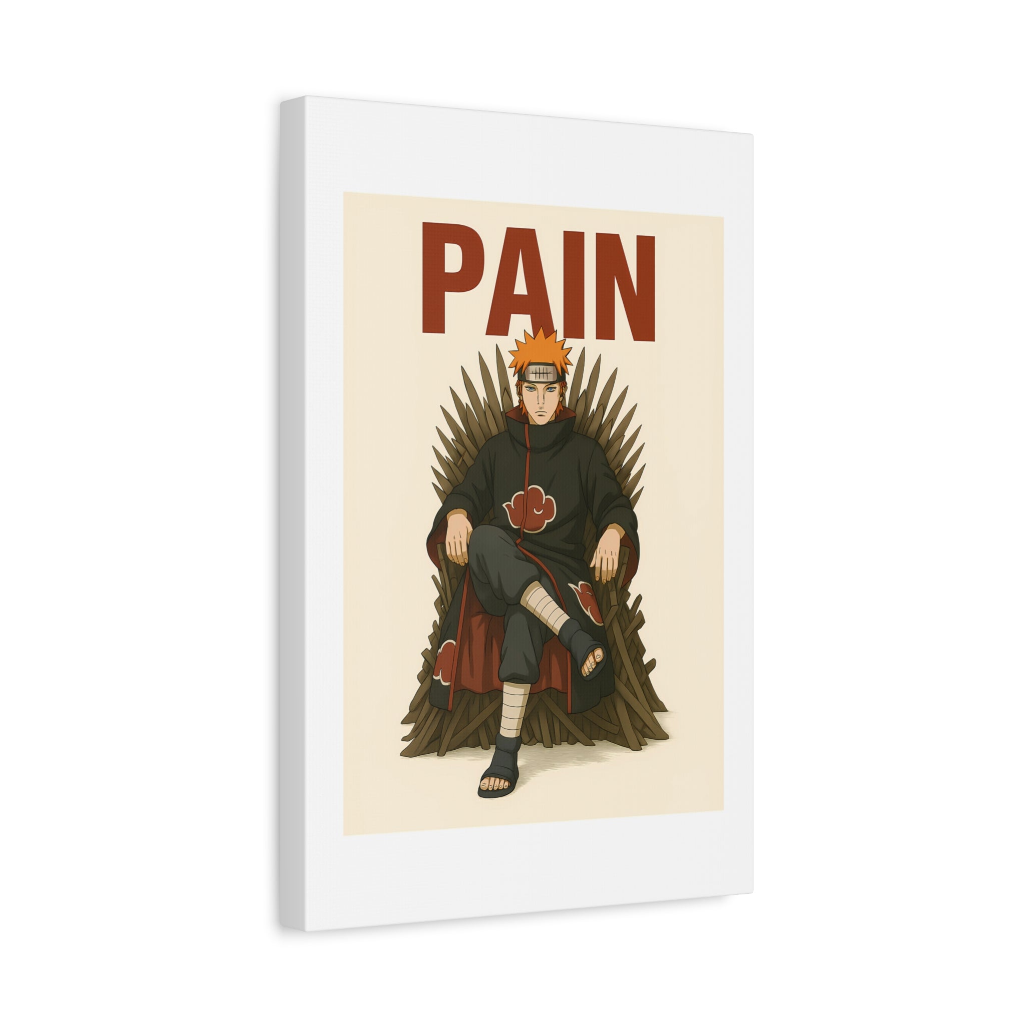 pain , thrones of the world  , Wall Art, Matte Canvas Print, Home Decor, Sports Gift, Athletic Wall Decor, Gym Decoration