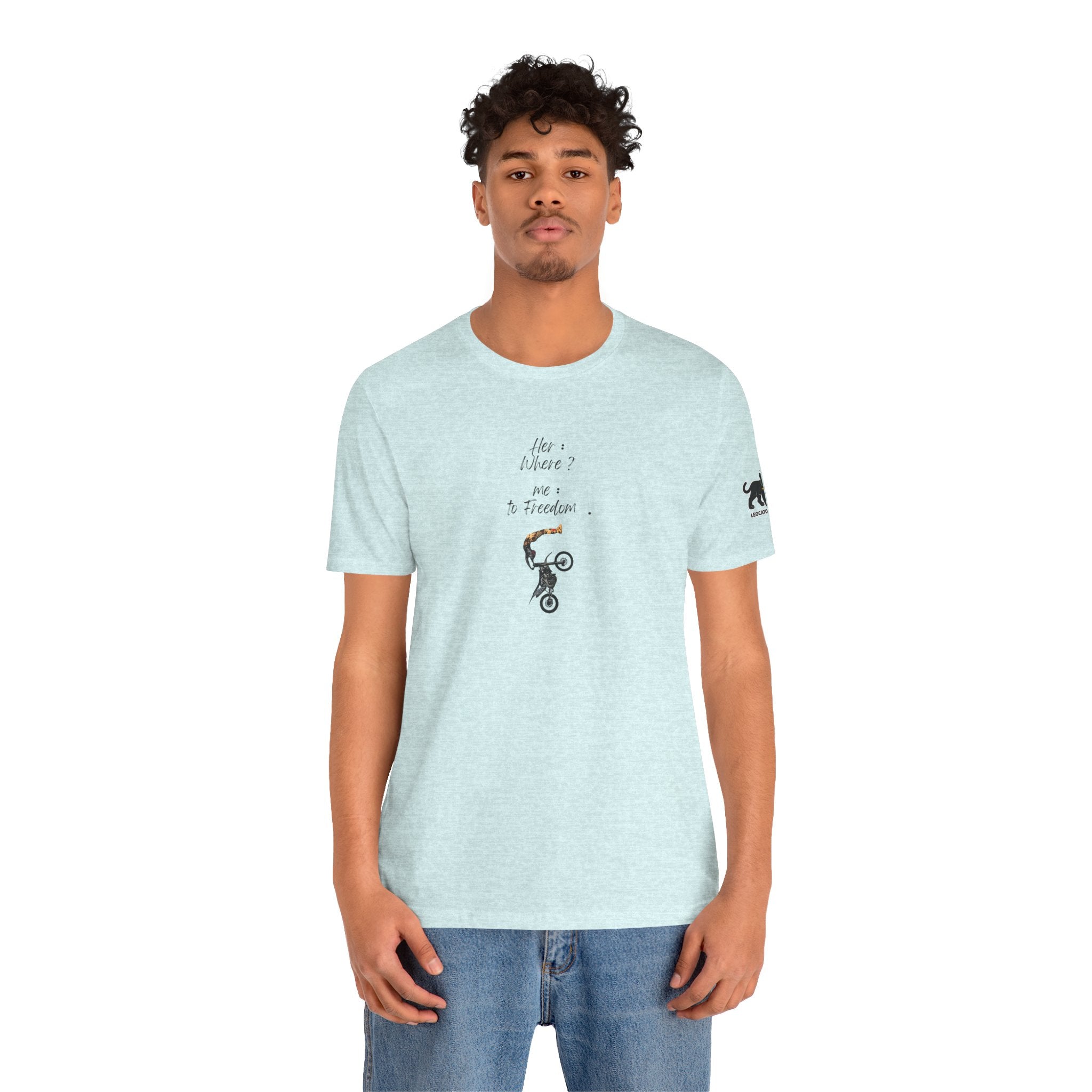 her where ? me to freedom Graphic Tee, Casual Summer Shirt, Marine Life T-Shirt, Gift for Sea Lovers,  high quality