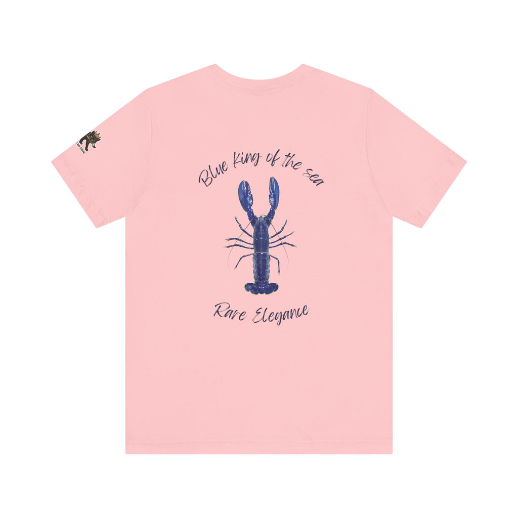 blue king of sea Lobster Graphic Tee, Casual Summer Shirt, Marine Life T-Shirt, Gift for Sea Lovers,  high quality