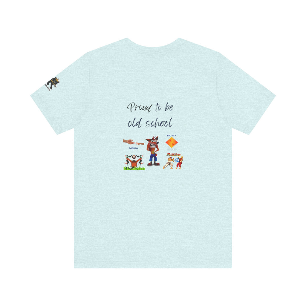 proud to be old school   Graphic Tee, Casual Summer Shirt, Marine Life T-Shirt, Gift for Sea Lovers,  high quality
