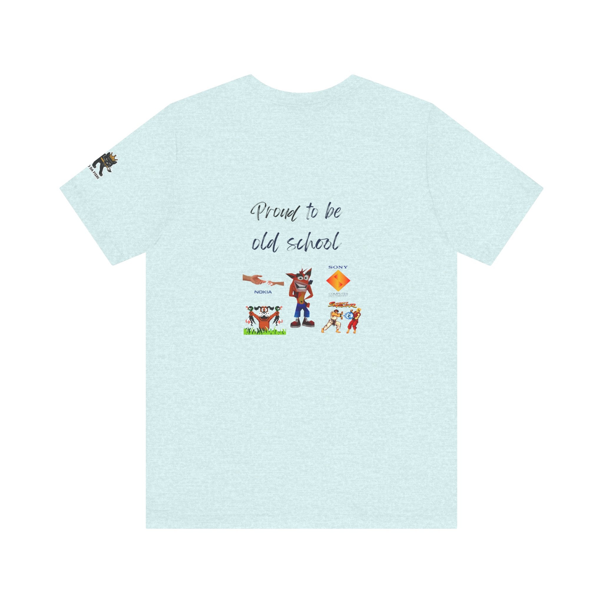 proud to be old school   Graphic Tee, Casual Summer Shirt, Marine Life T-Shirt, Gift for Sea Lovers,  high quality