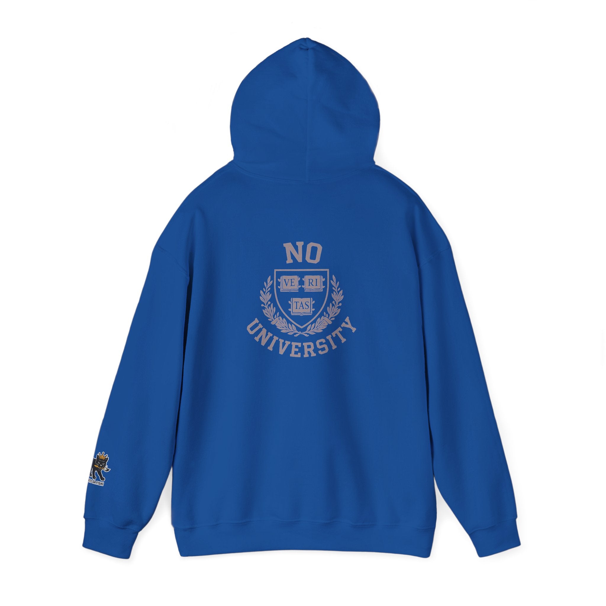 Unisex Hooded 'No University' , School Spirit