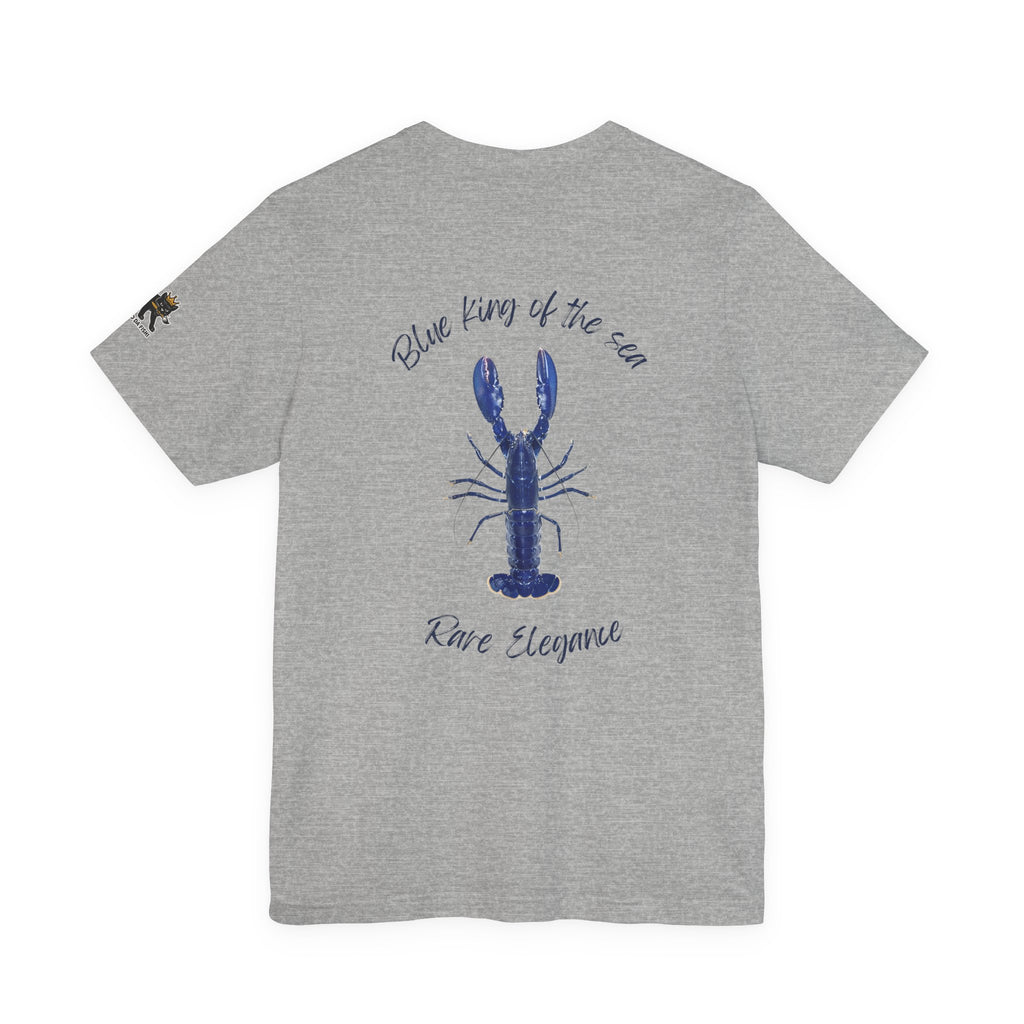 blue king of sea Lobster Graphic Tee, Casual Summer Shirt, Marine Life T-Shirt, Gift for Sea Lovers,  high quality