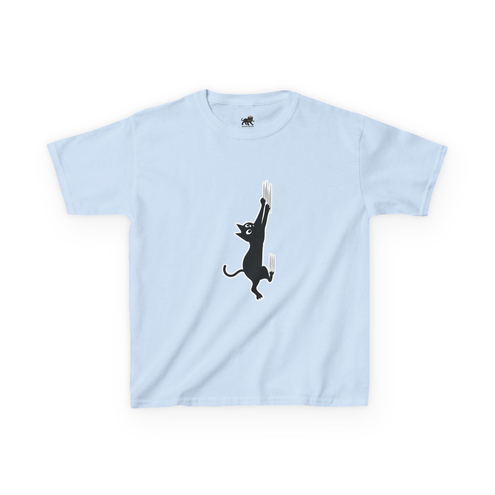 Playful Cat Kids Tee - Cute Cotton T-Shirt,