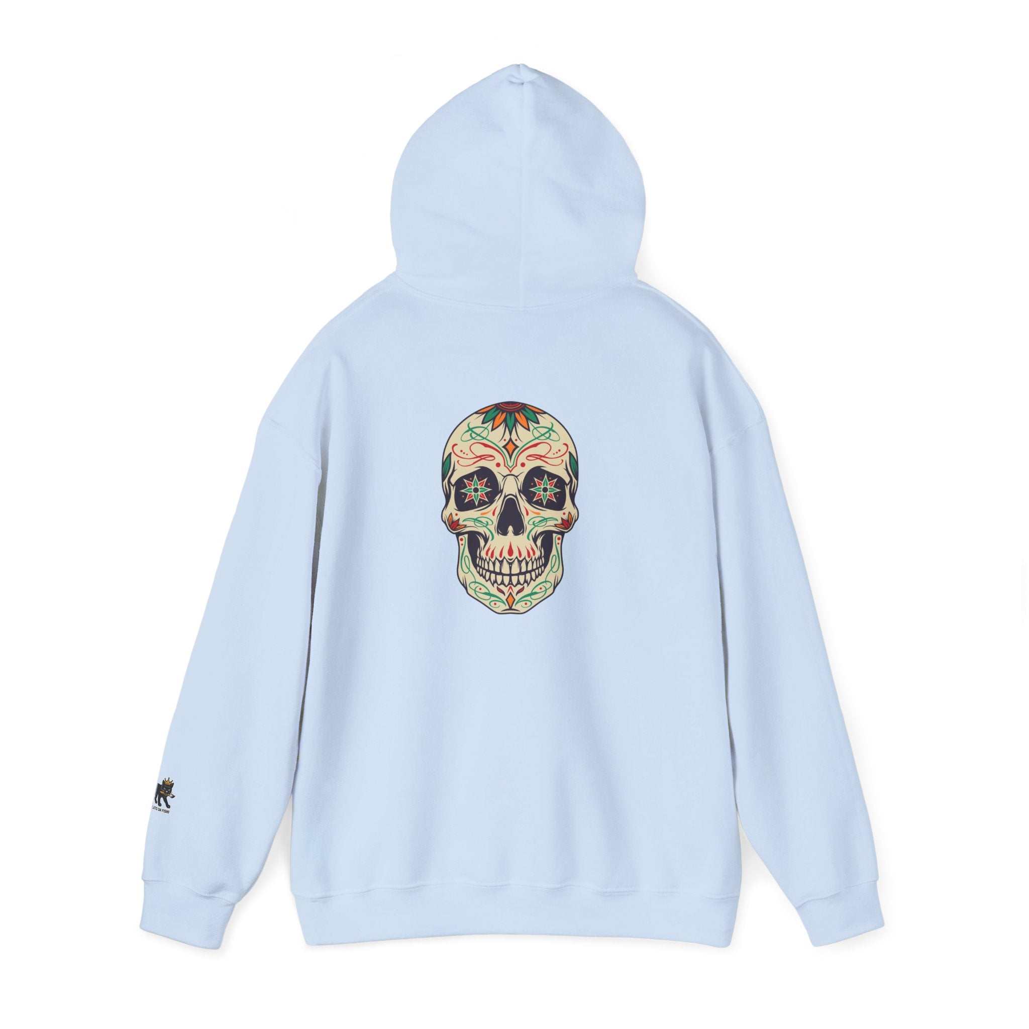 skull Hooded Sweatshirt, Unisex Casual Hoodie, Perfect Gift for Friends, Inspiring Apparel, Comfortable Daily Wear