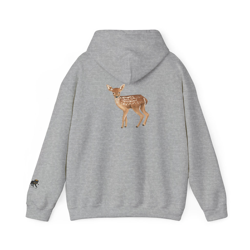 deer Hooded Sweatshirt, Unisex Casual Hoodie, Perfect Gift for Friends, Inspiring Apparel, Comfortable Daily Wear
