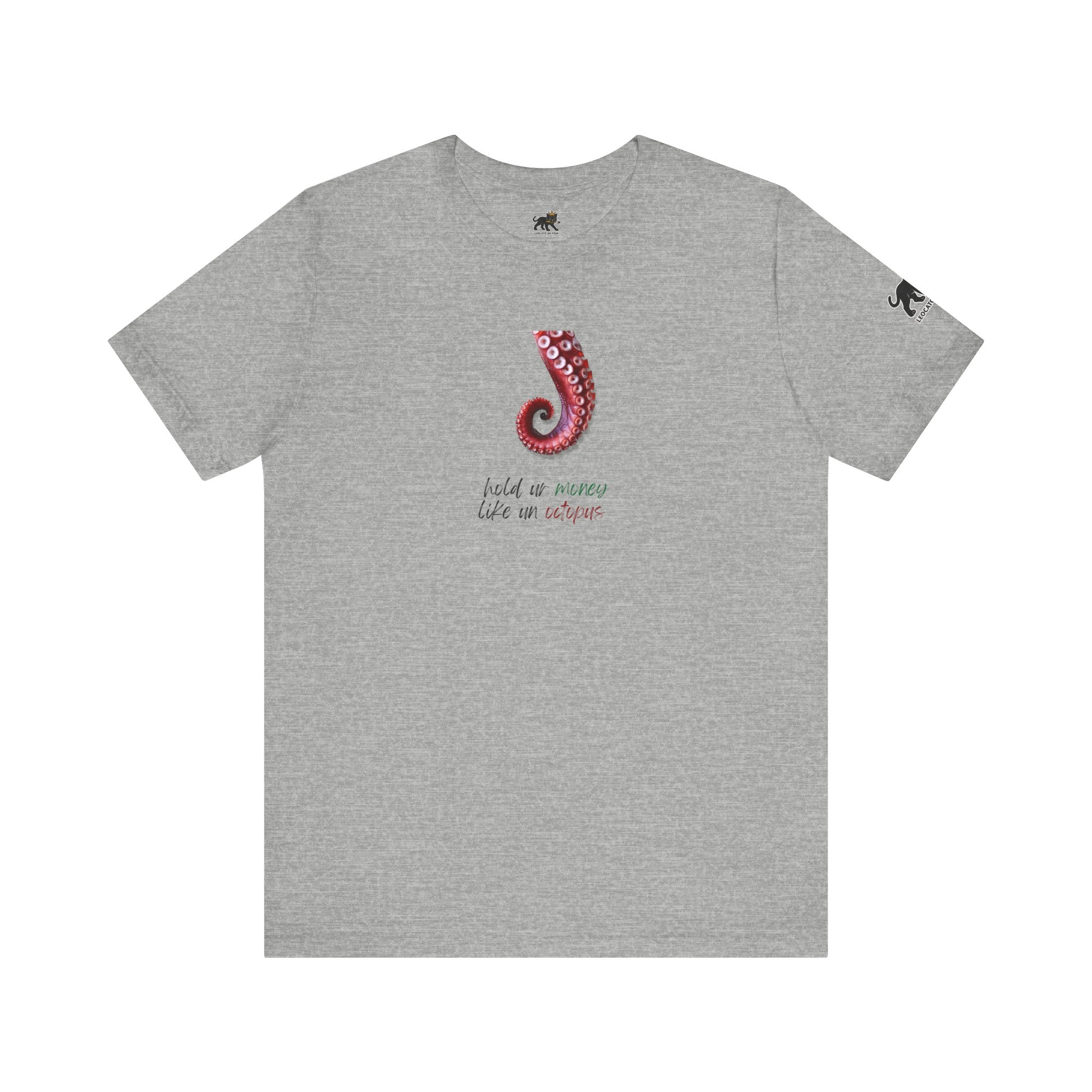 hold ur money like an octopus  Graphic Tee, Casual Summer Shirt, Marine Life T-Shirt, Gift for Sea Lovers,  high quality