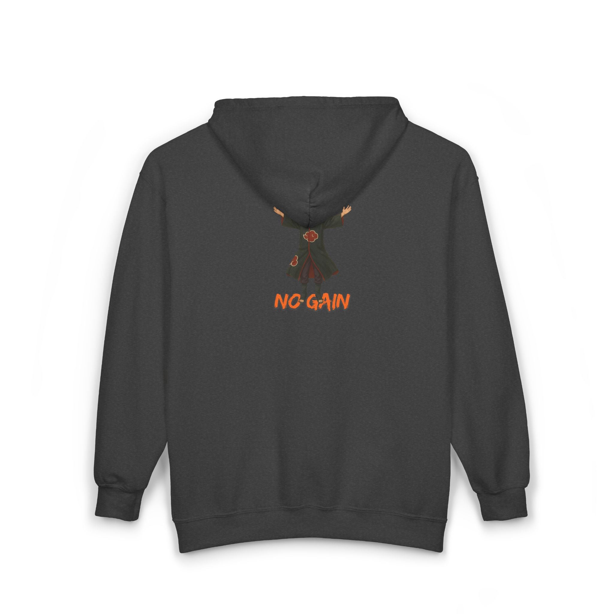 pain : no pain on gain Unisex Heavy Blend™ Full Zip Hooded Sweatshirt