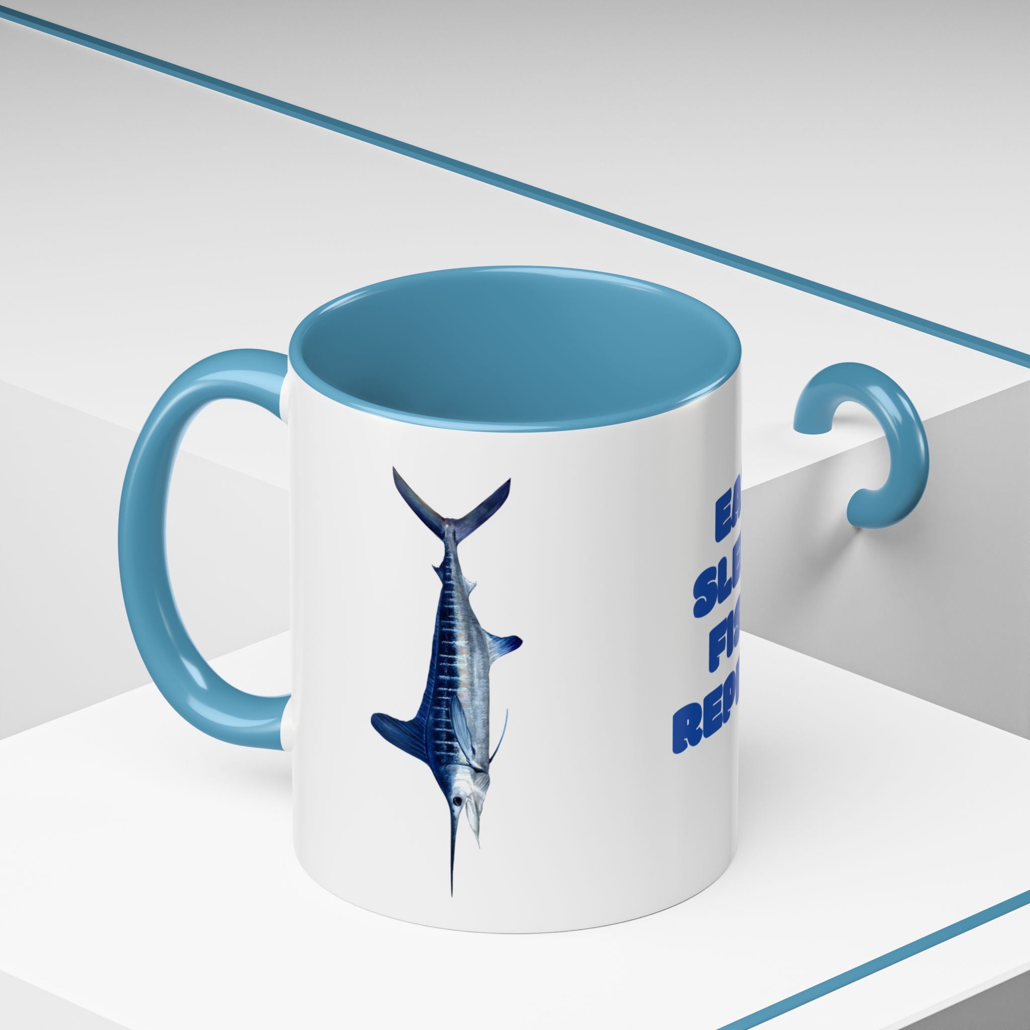 fishing time 6 Coffee Mug (11, 15oz)