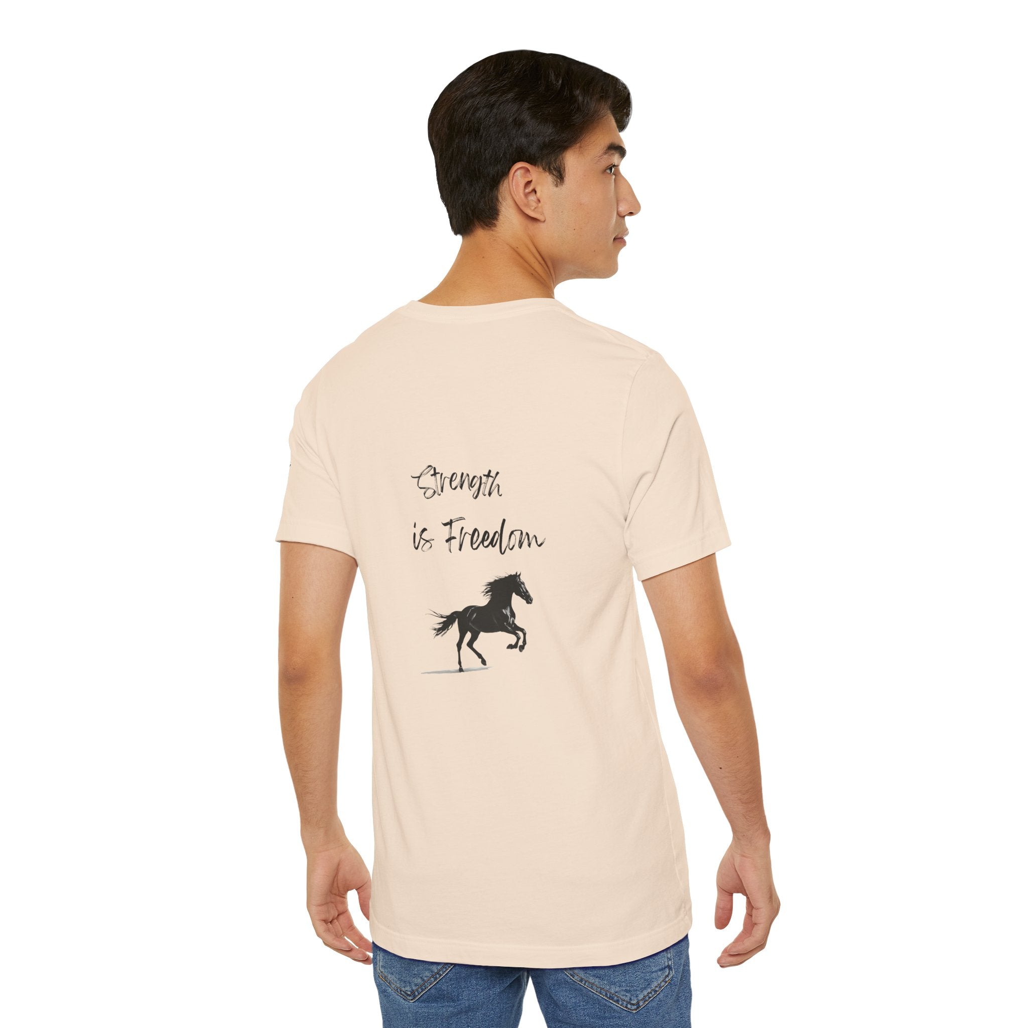 strength is freedom Graphic Tee, Casual Summer Shirt, Marine Life T-Shirt, Gift for Sea Lovers,  high quality