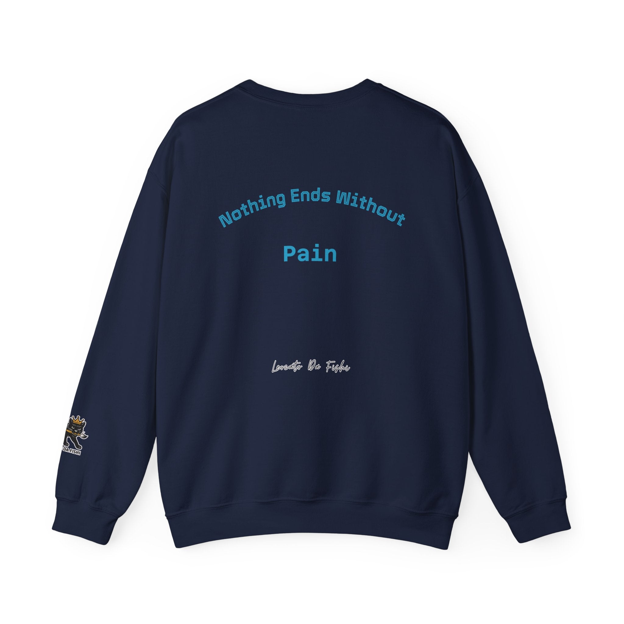 fight pain , nothing ends without pain Unisex Heavy Blend™ Crewneck Sweatshirt , high quality