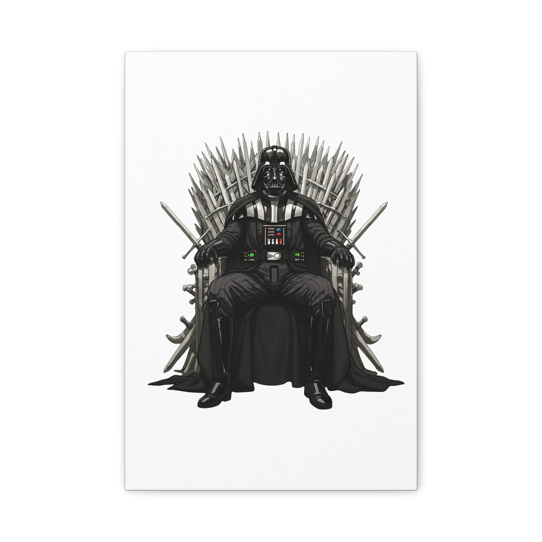 the lord darth vader , thrones of the galaxy   Wall Art, Matte Canvas Print, Home Decor, Sports Gift, Athletic Wall Decor, Gym Decoration