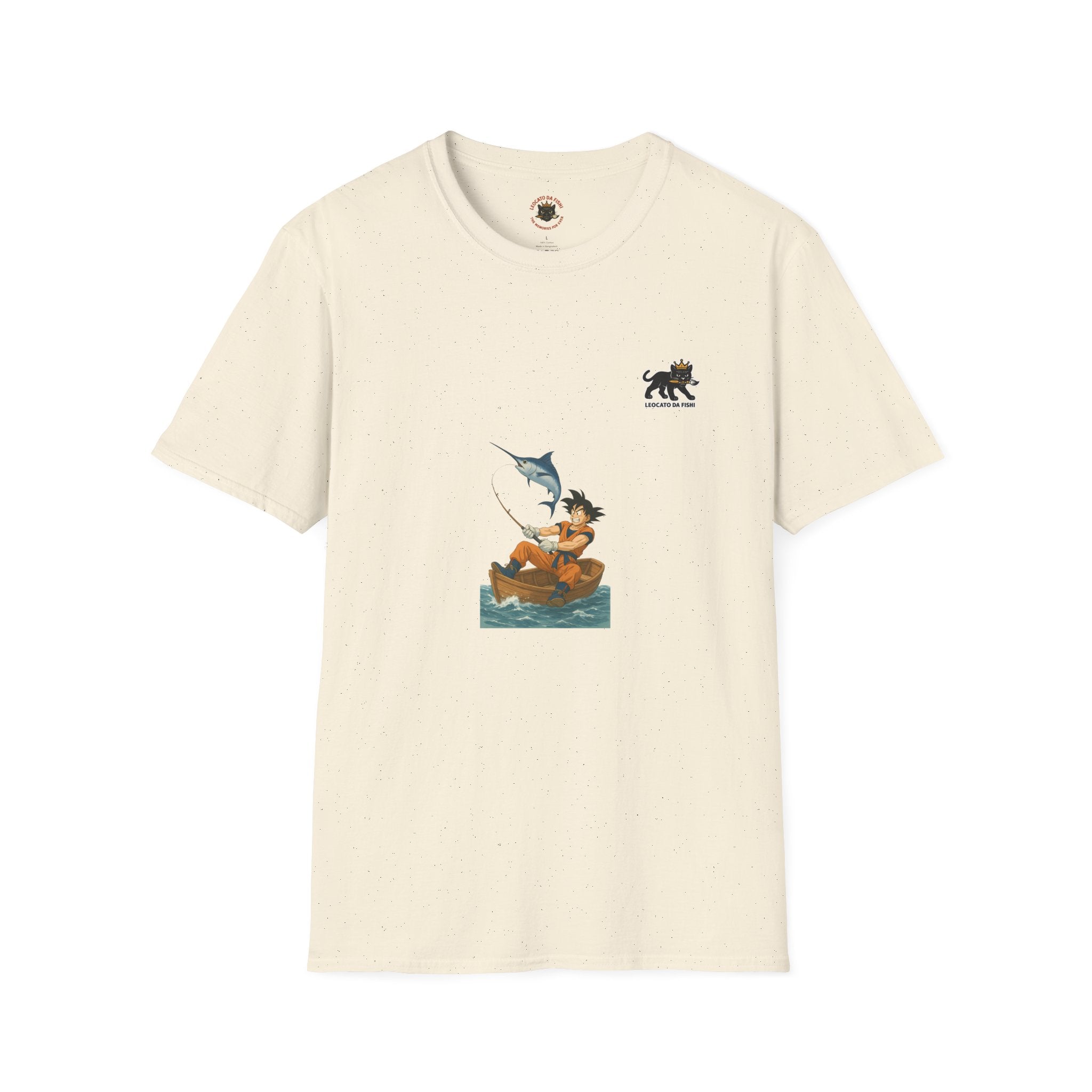 Fishing goku Unisex T-Shirt, Casual Wear, Gift for Fishermen, Outdoor Adventure Shirt, Summer Apparel, Fishing Enthusiast Tee