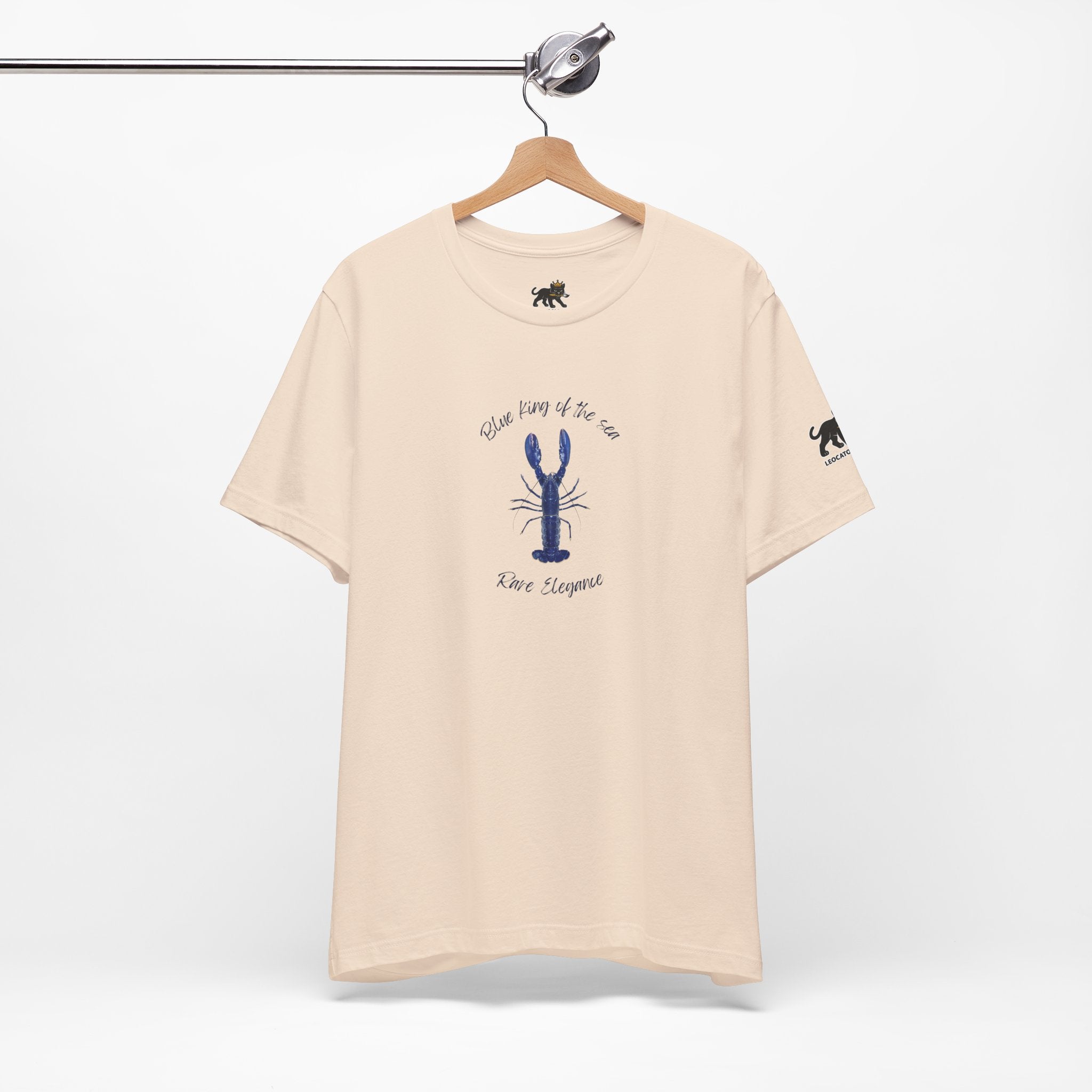 blue king of sea Lobster Graphic Tee, Casual Summer Shirt, Marine Life T-Shirt, Gift for Sea Lovers,  high quality