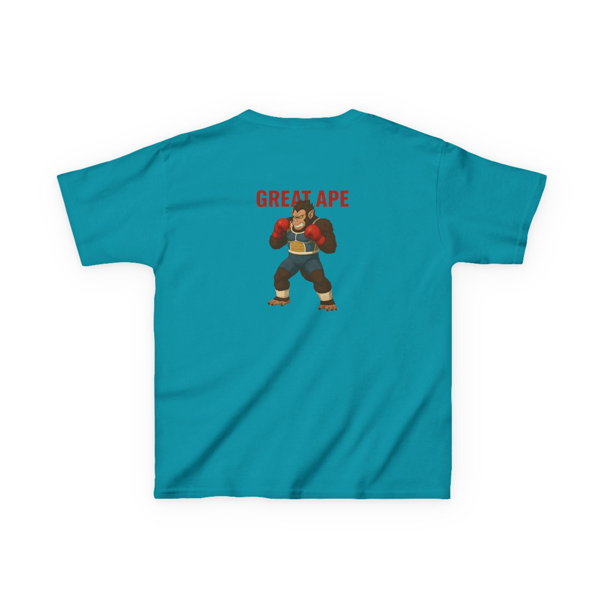 Kids Graphic Tee with Great Ape Design, Fun T-Shirt for Boys Girls, Cartoon Shirt, Birthday Gift, Playtime Apparel