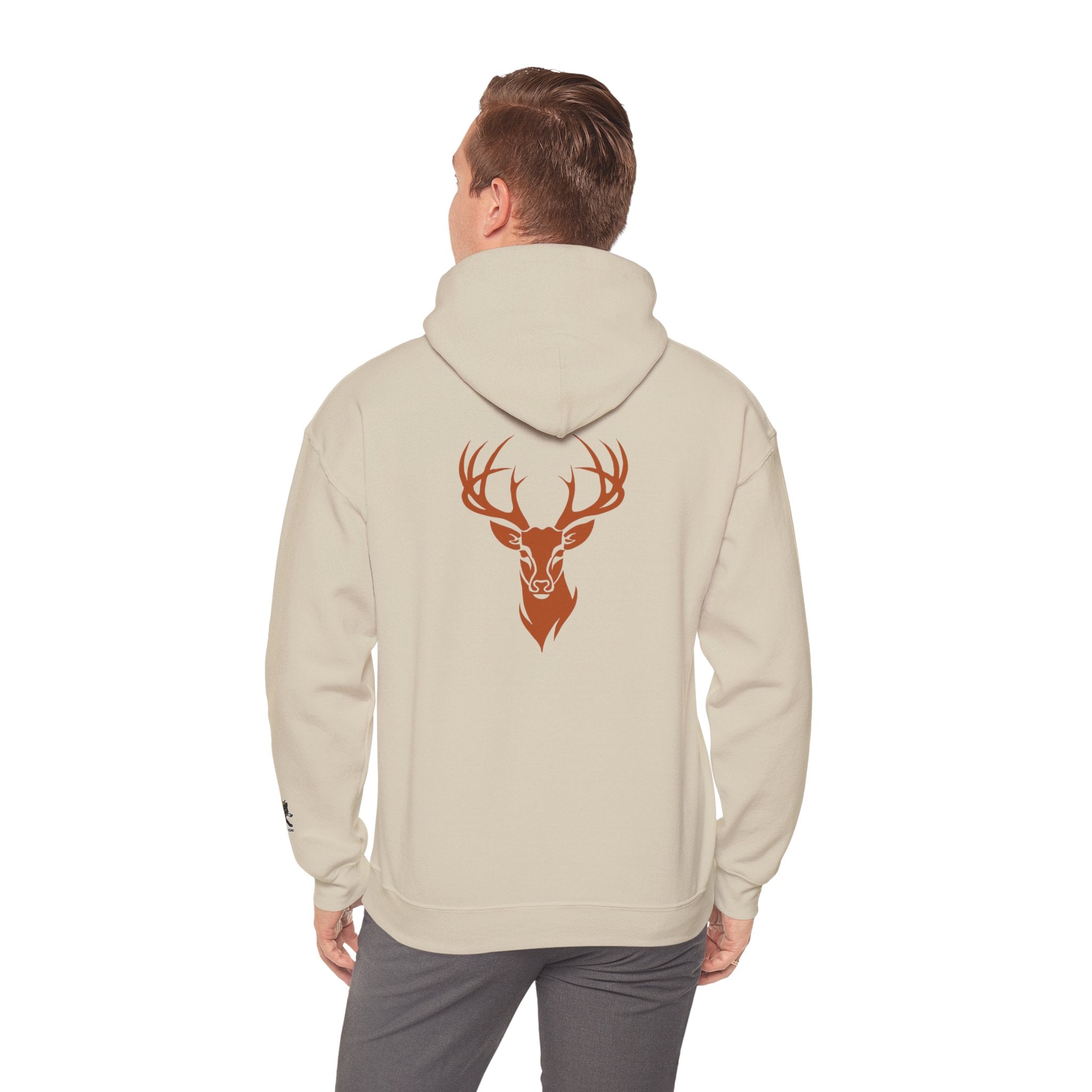 deer head Hooded Sweatshirt, Unisex Casual Hoodie