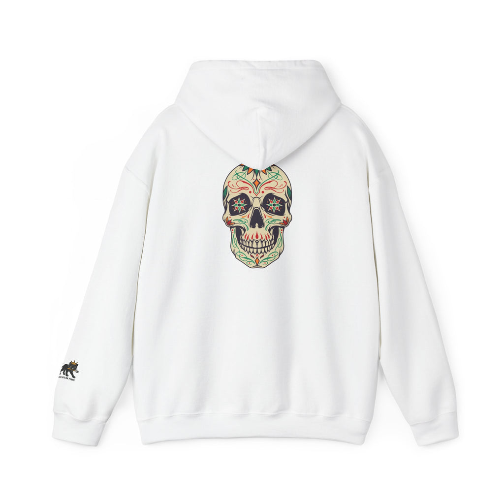 skull Hooded Sweatshirt, Unisex Casual Hoodie, Perfect Gift for Friends, Inspiring Apparel, Comfortable Daily Wear