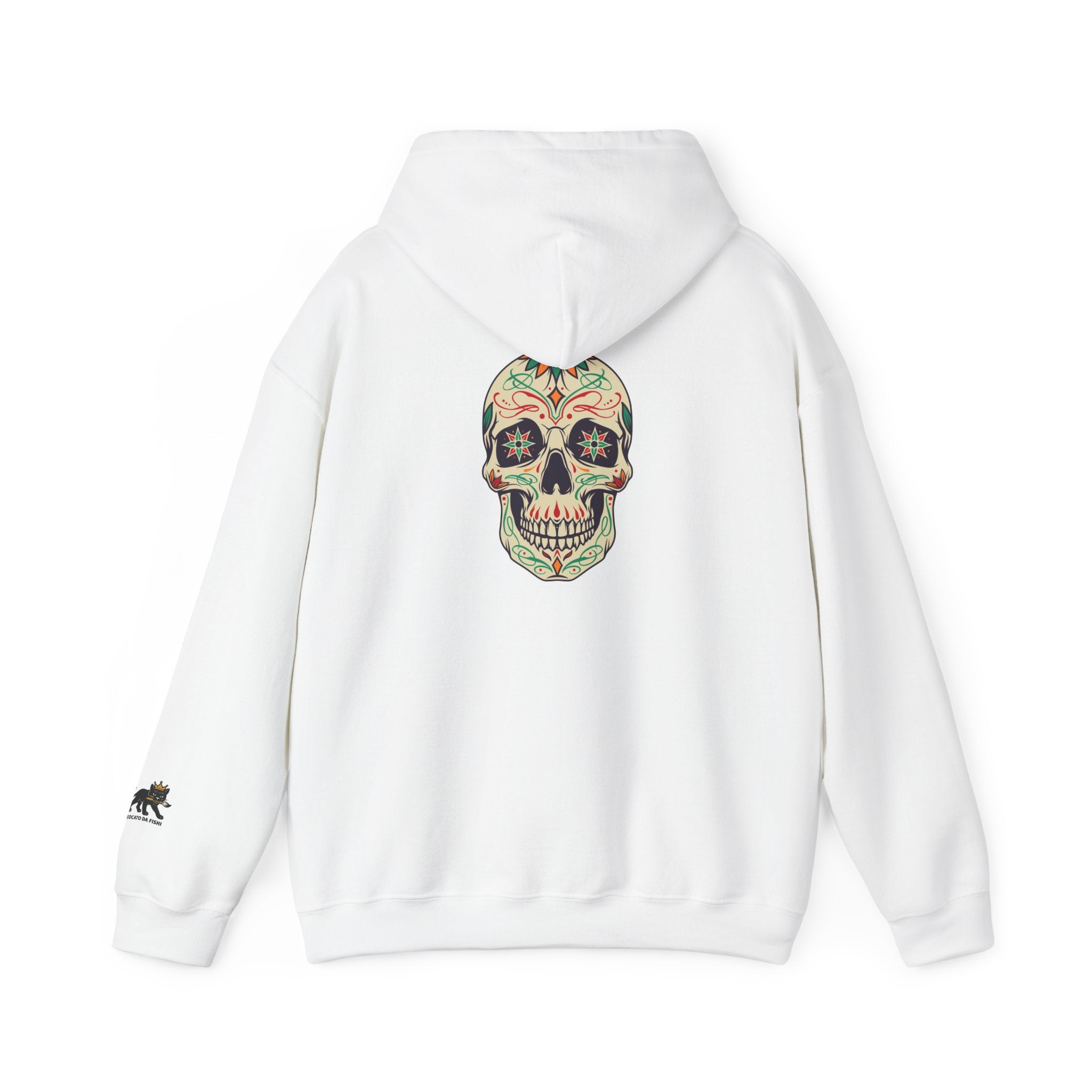 skull Hooded Sweatshirt, Unisex Casual Hoodie, Perfect Gift for Friends, Inspiring Apparel, Comfortable Daily Wear