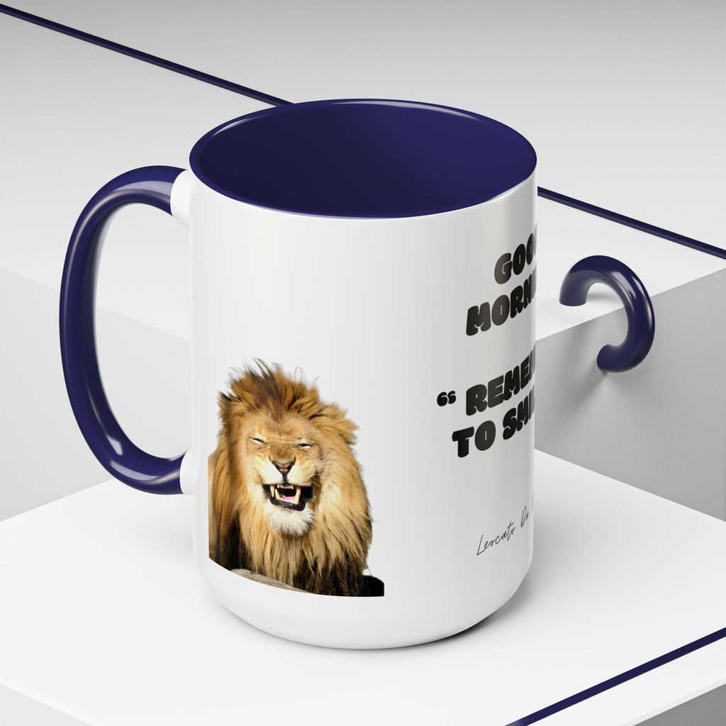 lion smile  Coffee Mug (11, 15oz)