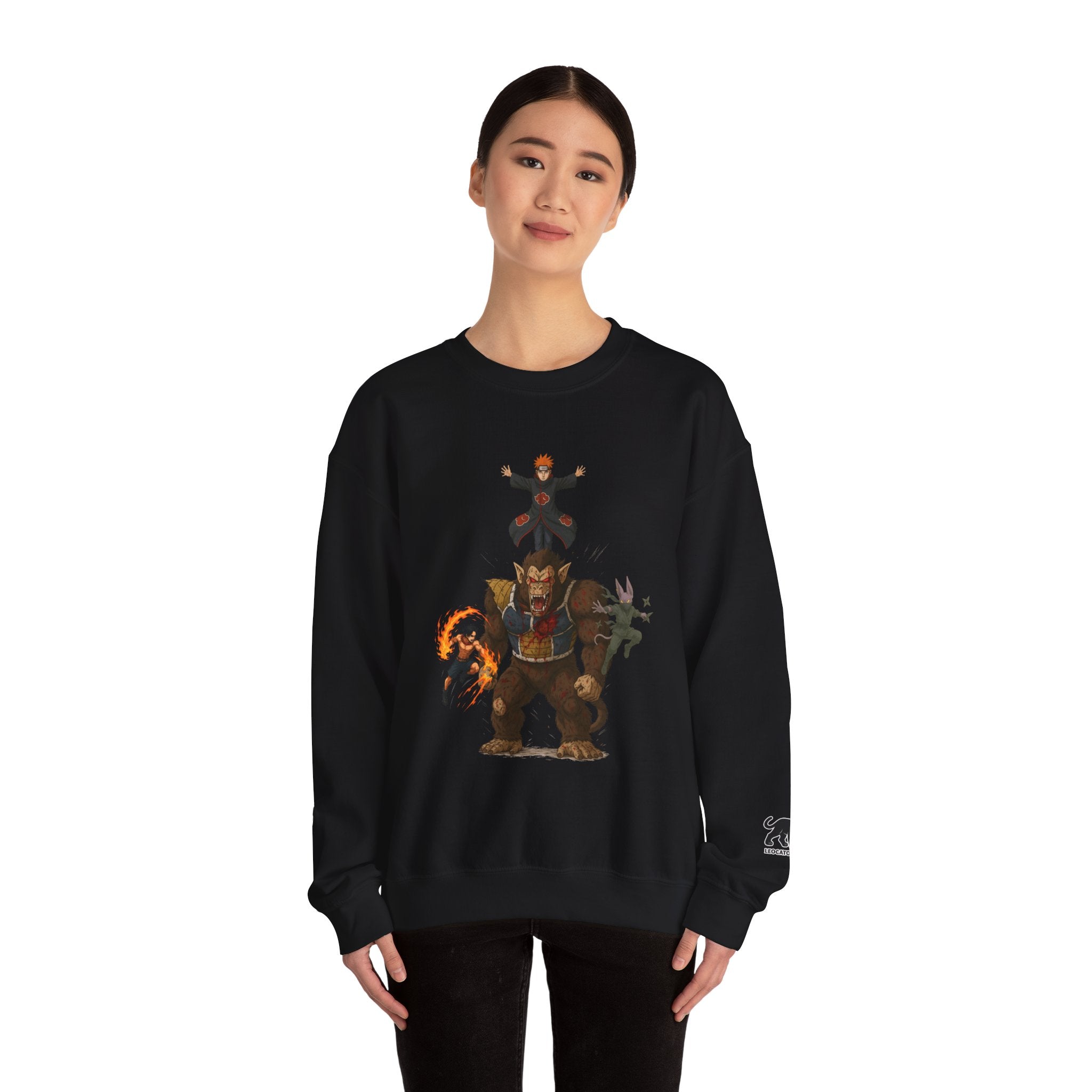 fight pain , nothing ends without pain Unisex Heavy Blend™ Crewneck Sweatshirt , high quality