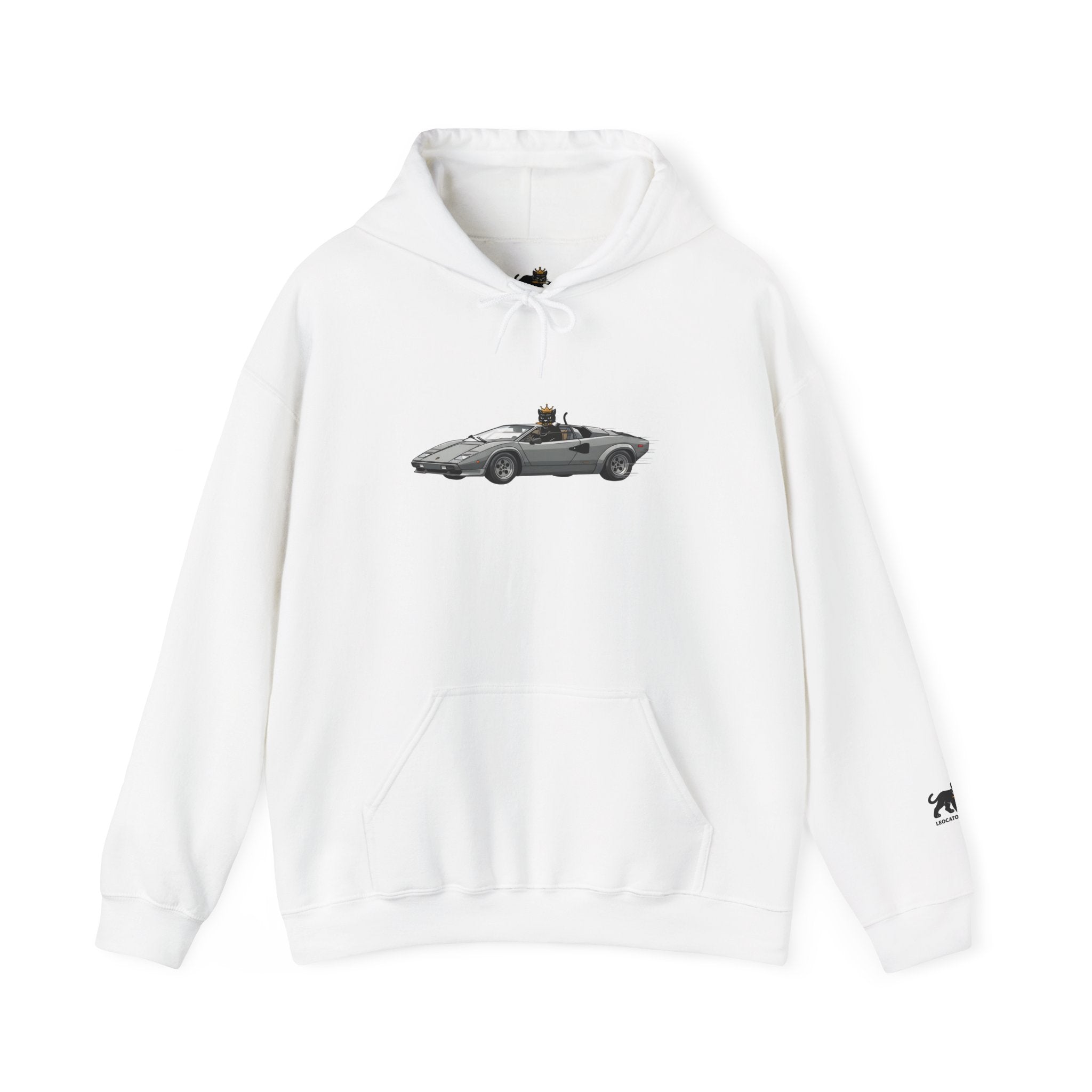 Lamborghini Countach Turbo Hooded Sweatshirt,