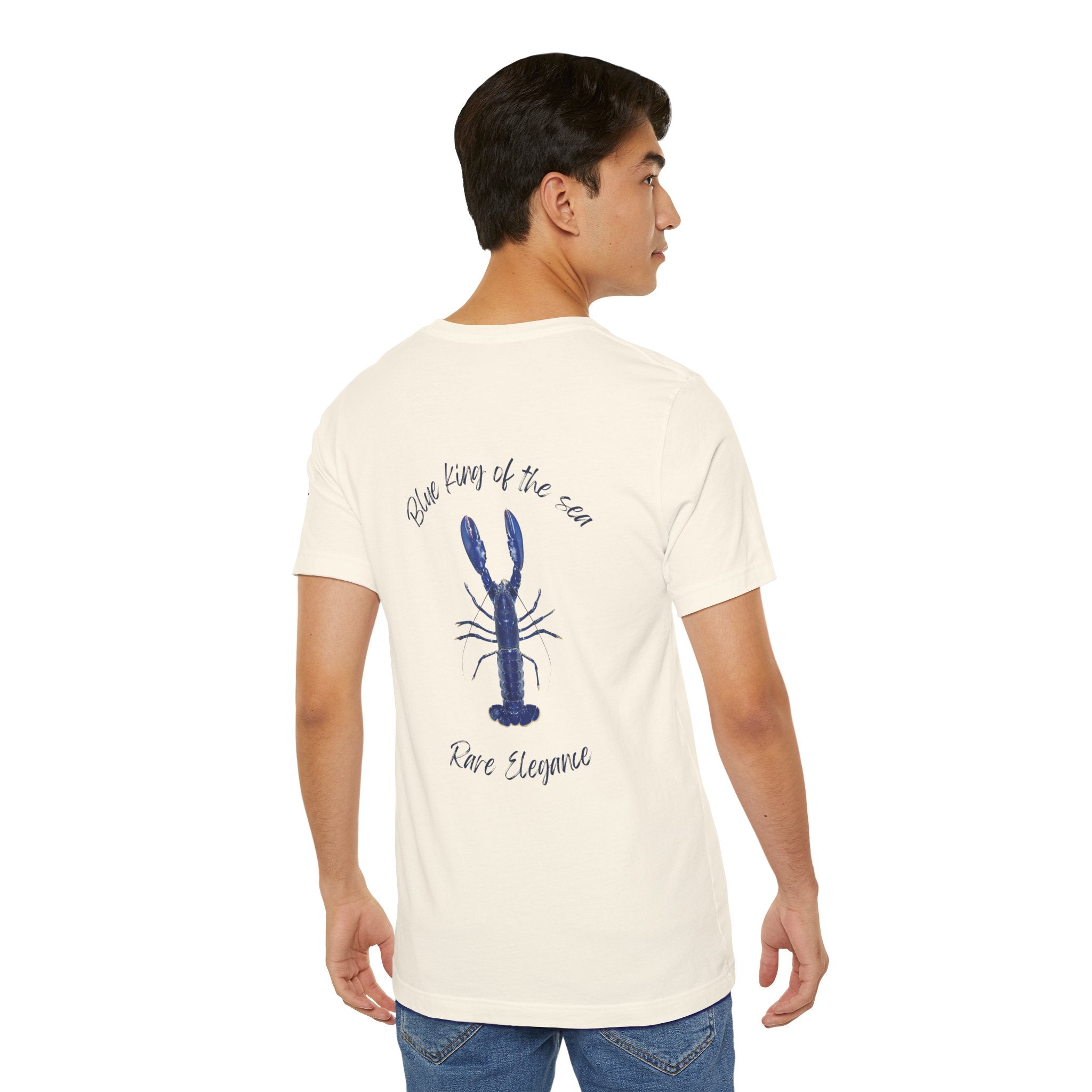 blue king of sea Lobster Graphic Tee, Casual Summer Shirt, Marine Life T-Shirt, Gift for Sea Lovers,  high quality