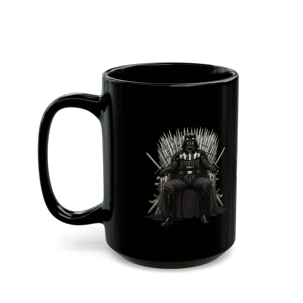 lord Darth  Black Mug with Cat and Darth Vader Designs, Gift for Pop Culture Lovers, Coffee Lover's Accessory, Geeky Kitchen Decor, [...]