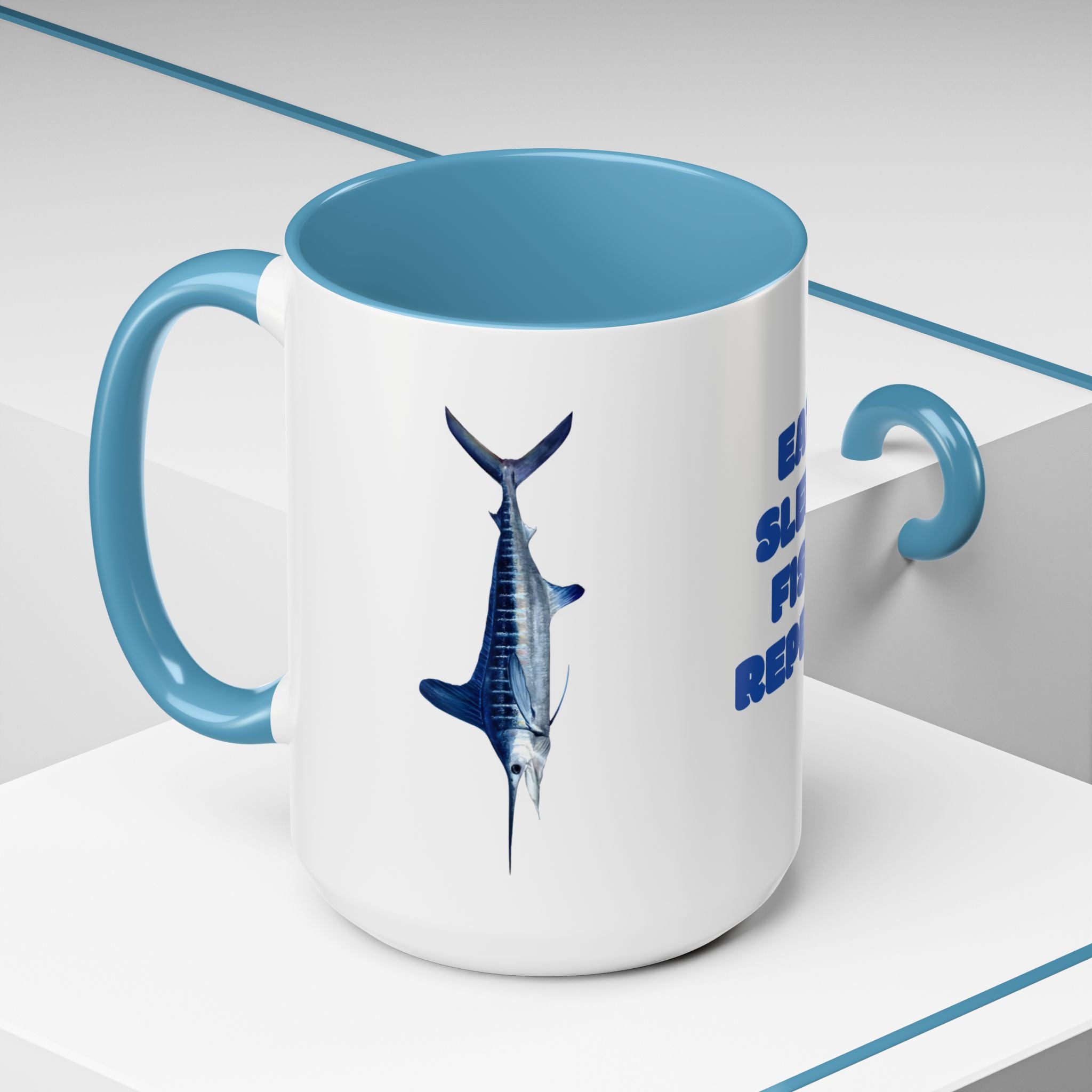 fishing time 6 Coffee Mug (11, 15oz)