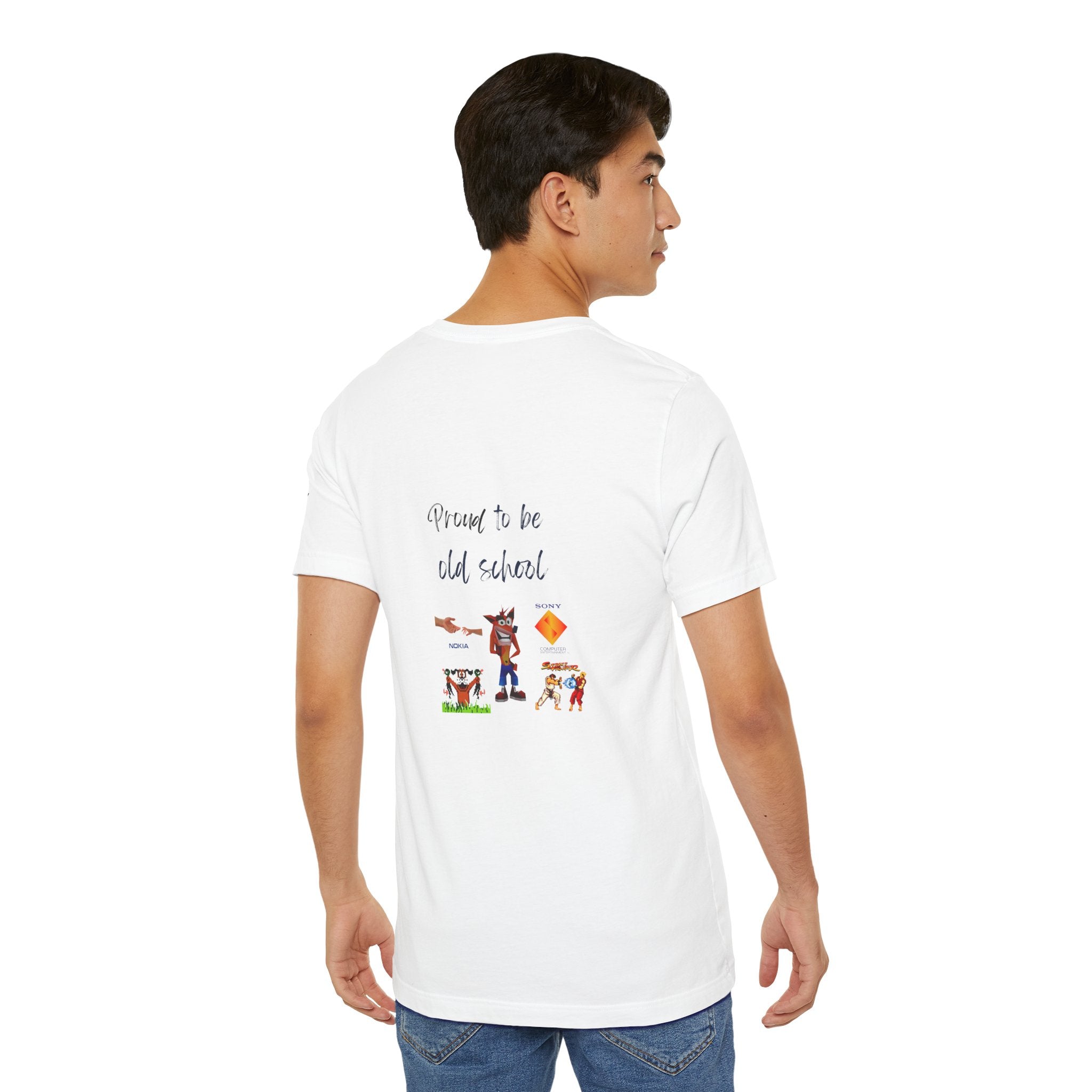 proud to be old school   Graphic Tee, Casual Summer Shirt, Marine Life T-Shirt, Gift for Sea Lovers,  high quality