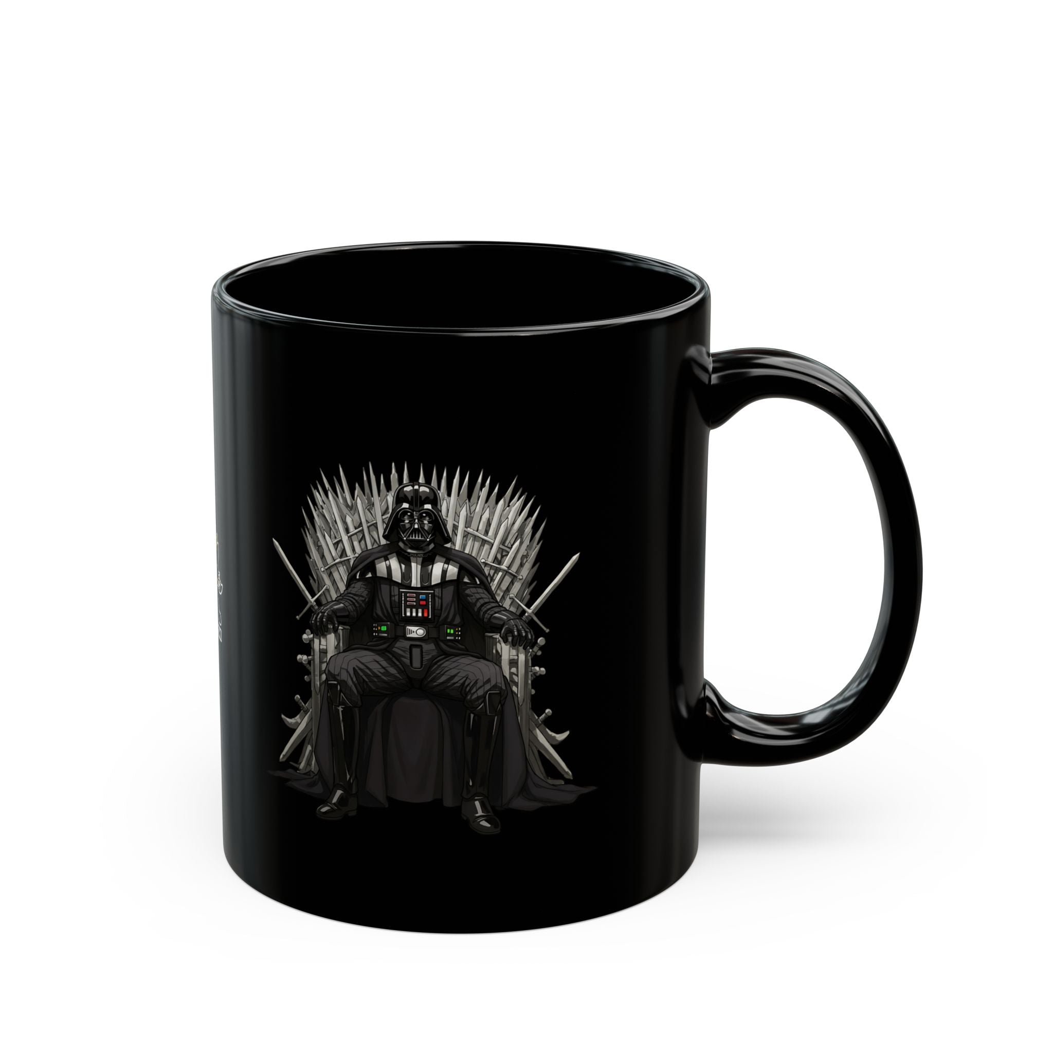 lord Darth  Black Mug with Cat and Darth Vader Designs, Gift for Pop Culture Lovers, Coffee Lover's Accessory, Geeky Kitchen Decor, [...]