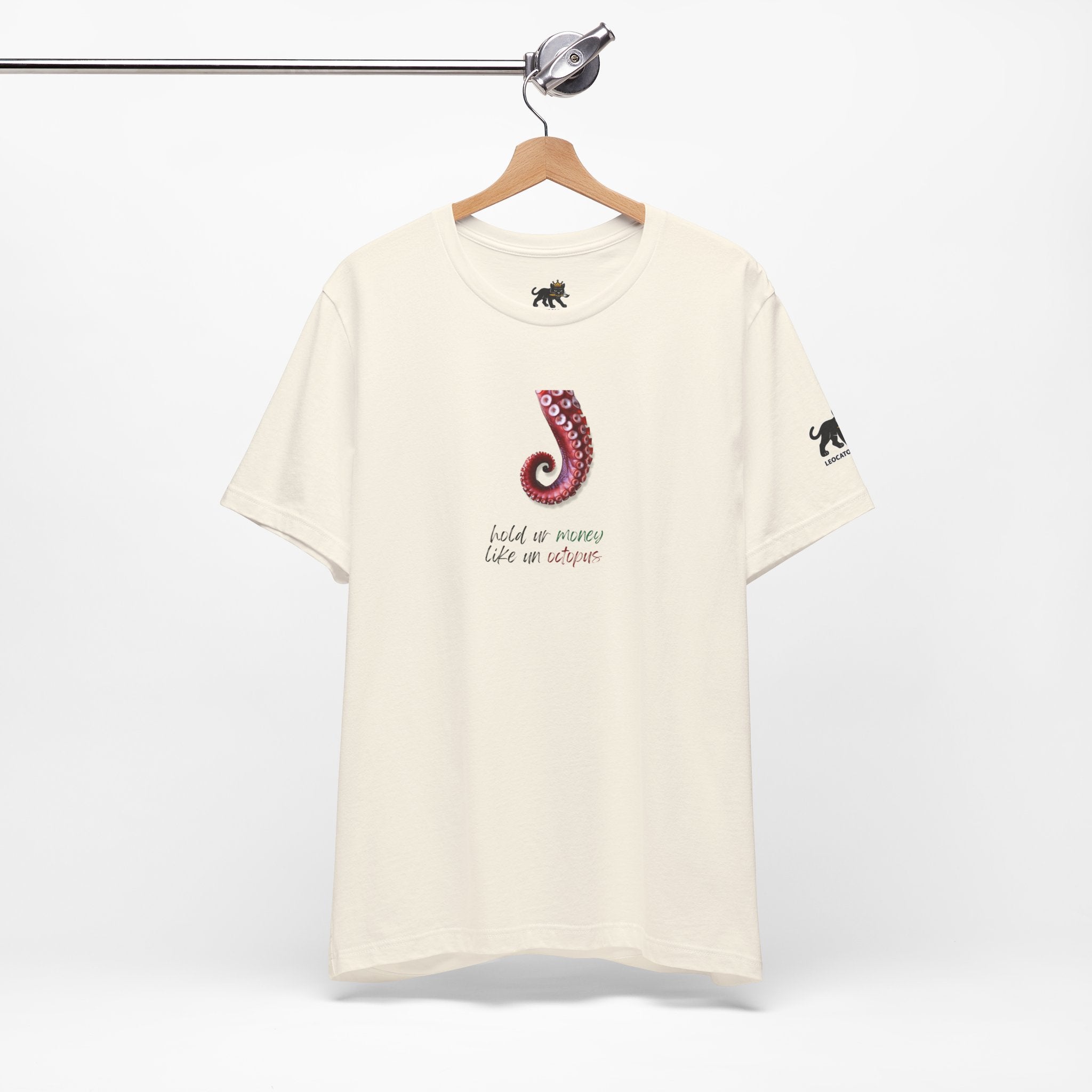hold ur money like an octopus  Graphic Tee, Casual Summer Shirt, Marine Life T-Shirt, Gift for Sea Lovers,  high quality