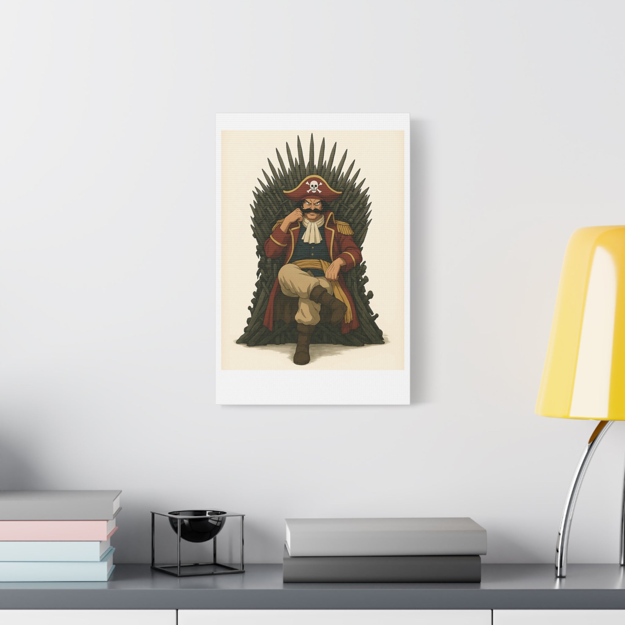 king of the thrones Wall Art, Matte Canvas Print, Home Decor, Sports Gift, Athletic Wall Decor, Gym Decoration