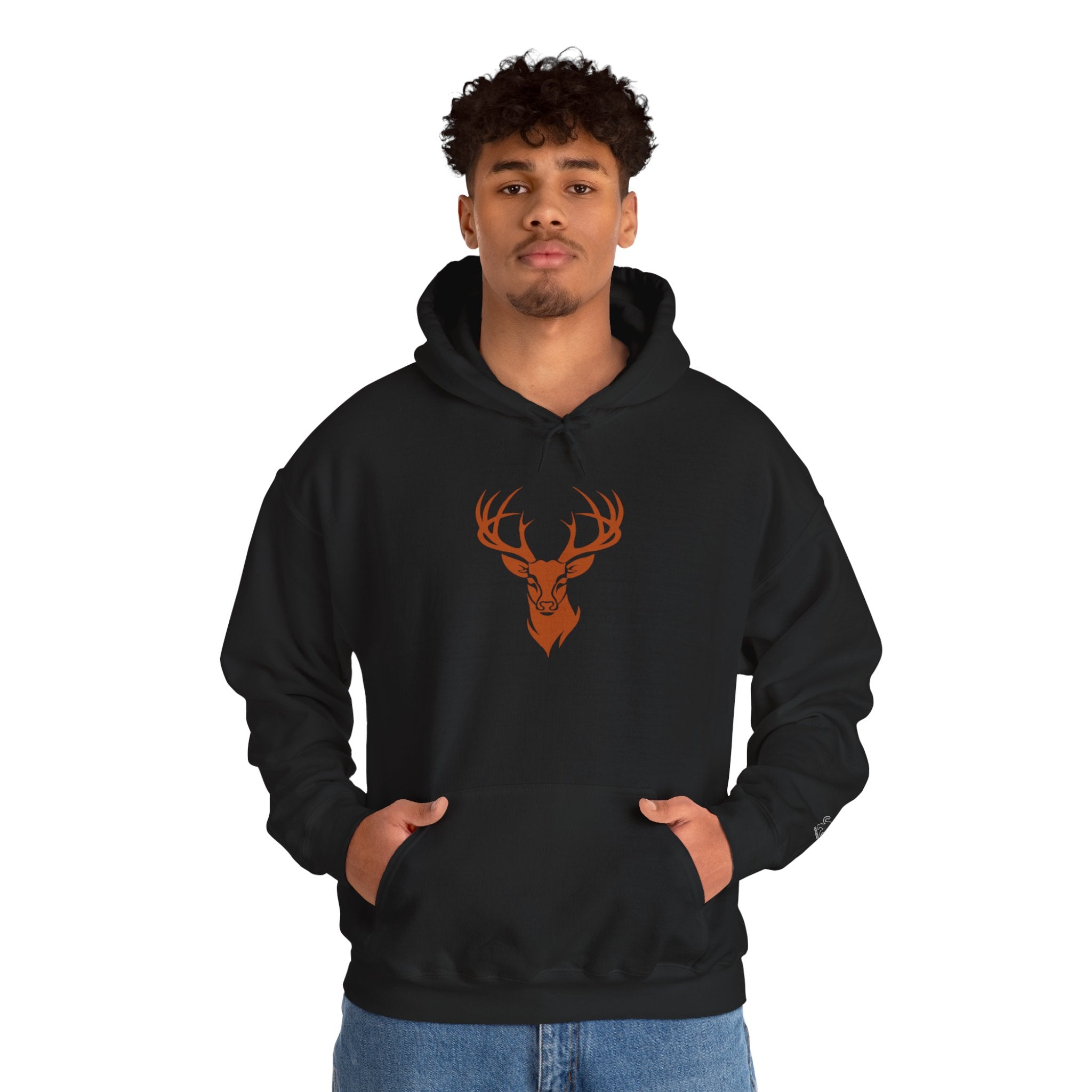 deer head Hooded Sweatshirt, Unisex Casual Hoodie