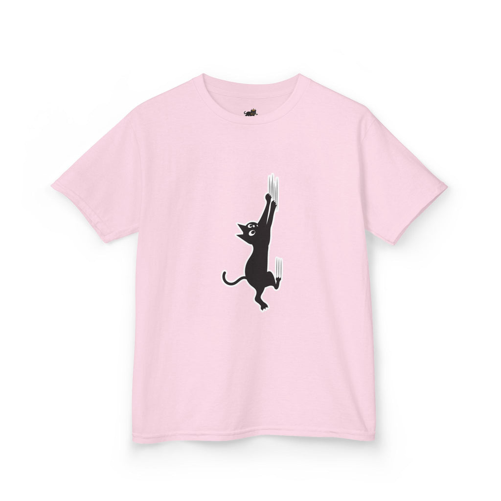 Playful Cat Kids Tee - Cute Cotton T-Shirt,