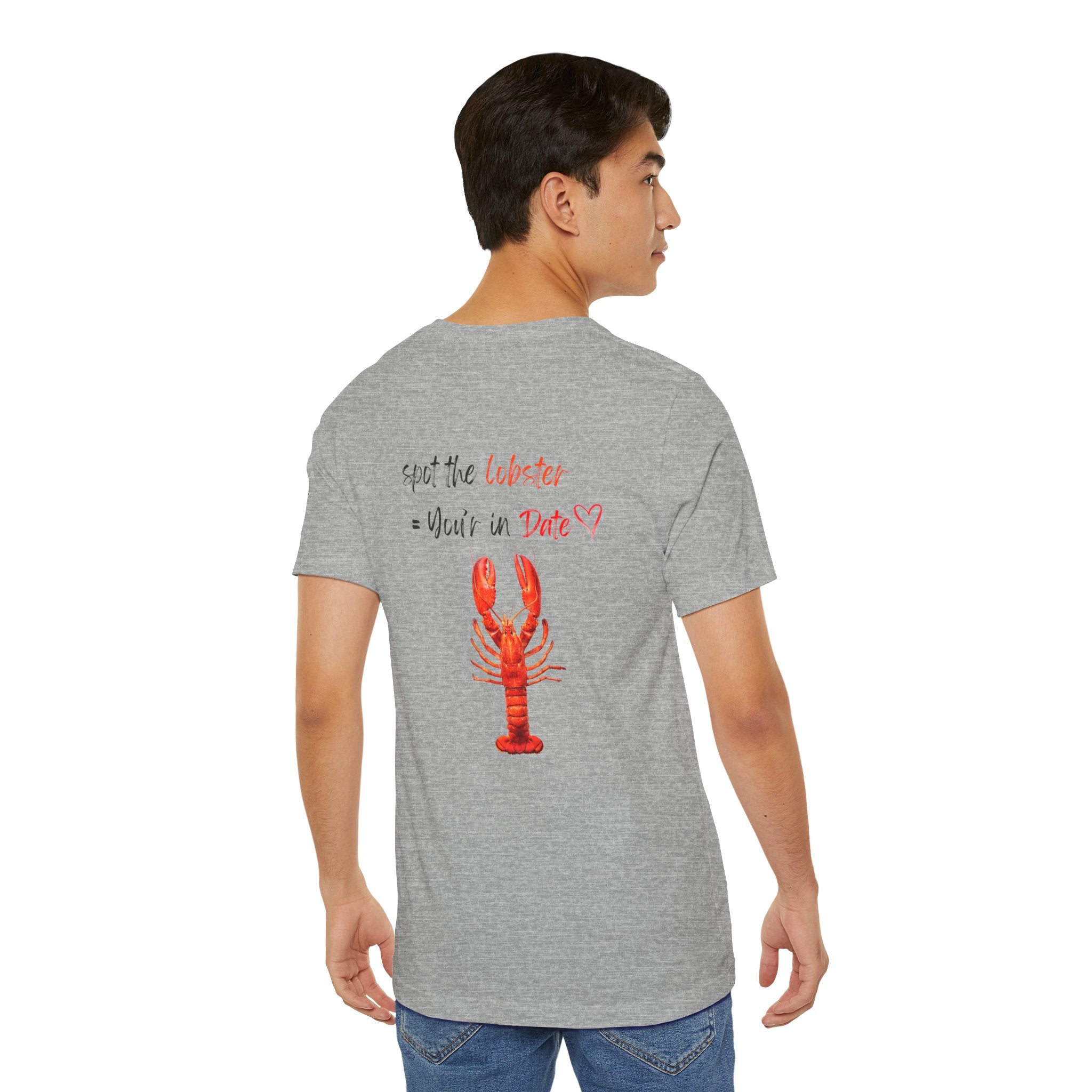 spot the  lobster your in date Graphic Tee, Casual Summer Shirt, Marine Life T-Shirt, Gift for Sea Lovers,  high quality