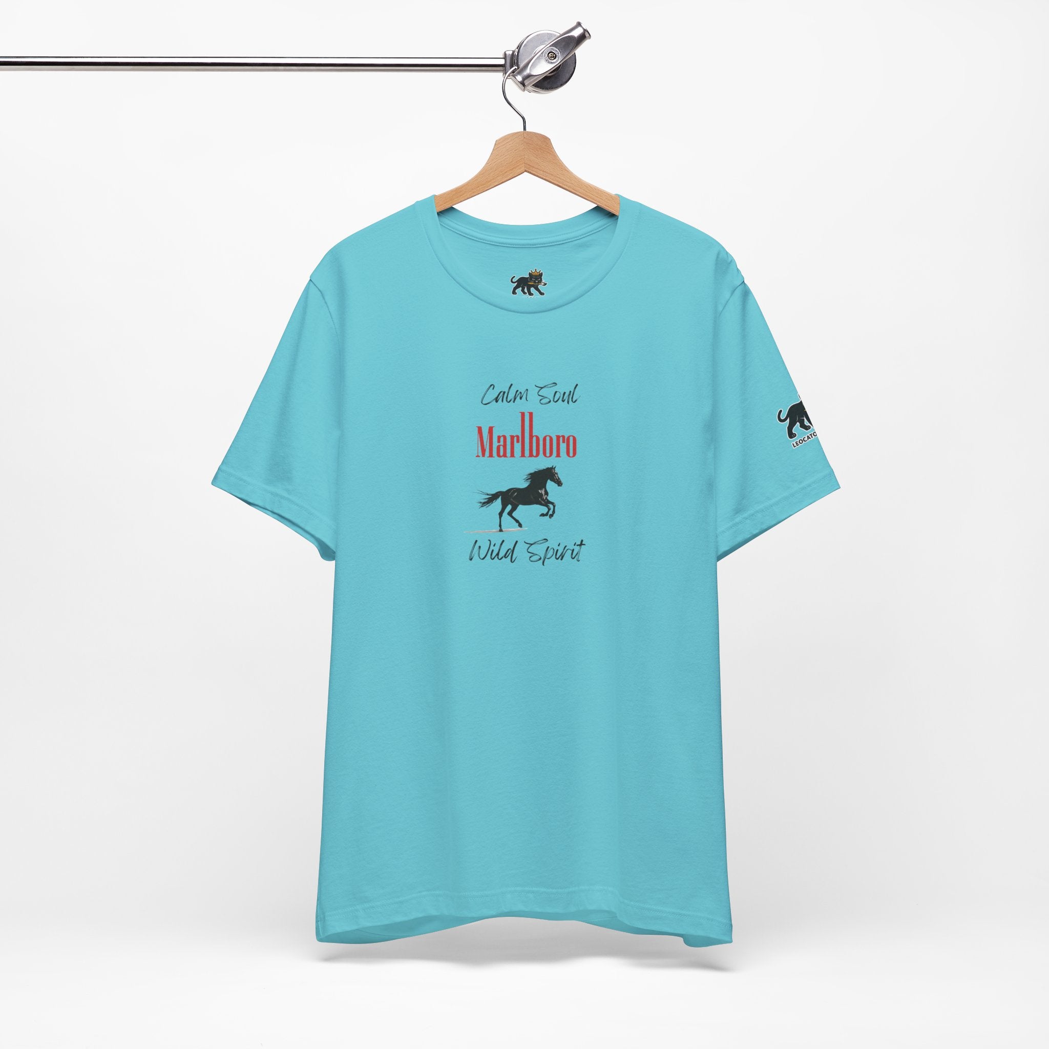 calm soul wild spirit Graphic Tee, Casual Summer Shirt, Marine Life T-Shirt, Gift for Sea Lovers,  high quality