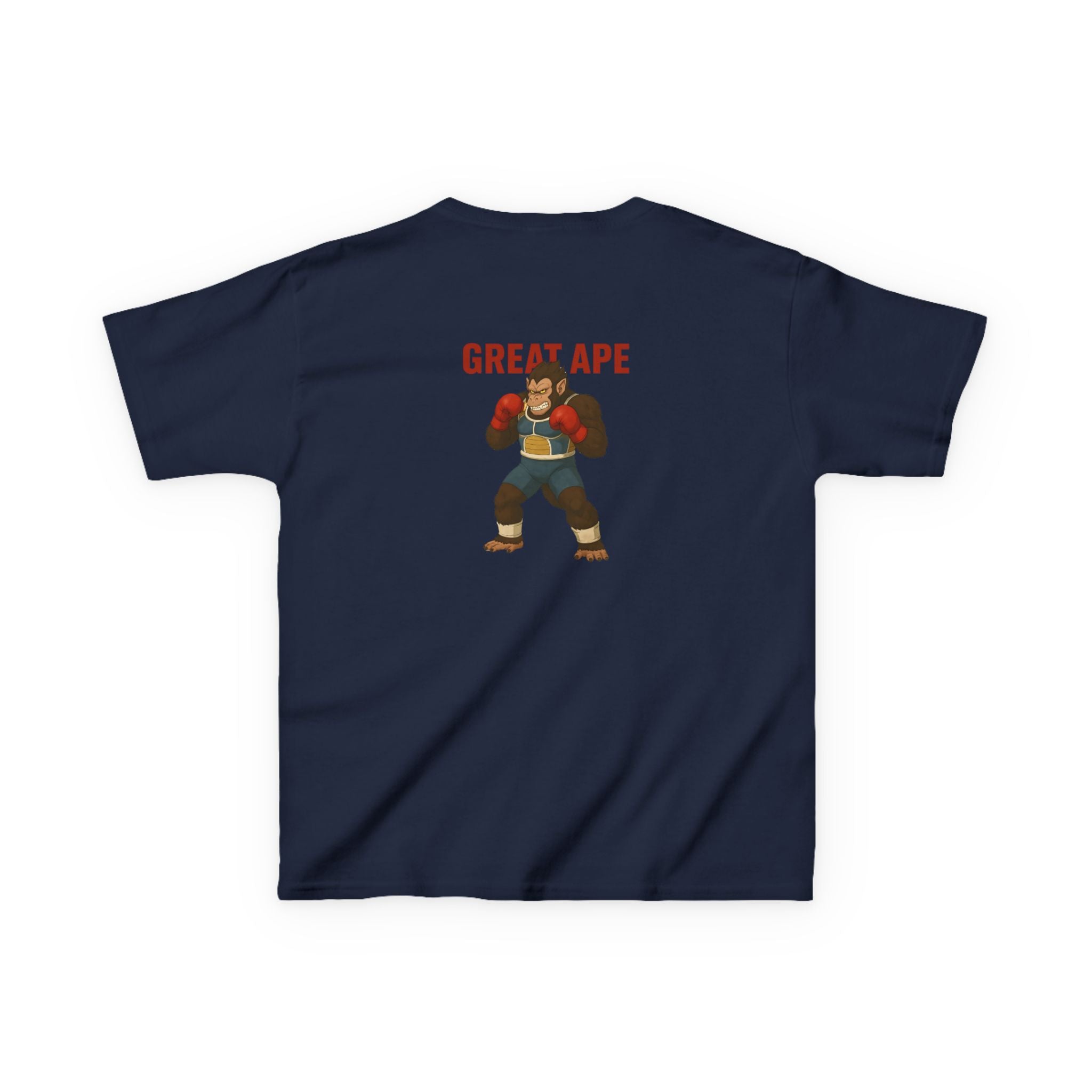 Kids Graphic Tee with Great Ape Design, Fun T-Shirt for Boys Girls, Cartoon Shirt, Birthday Gift, Playtime Apparel