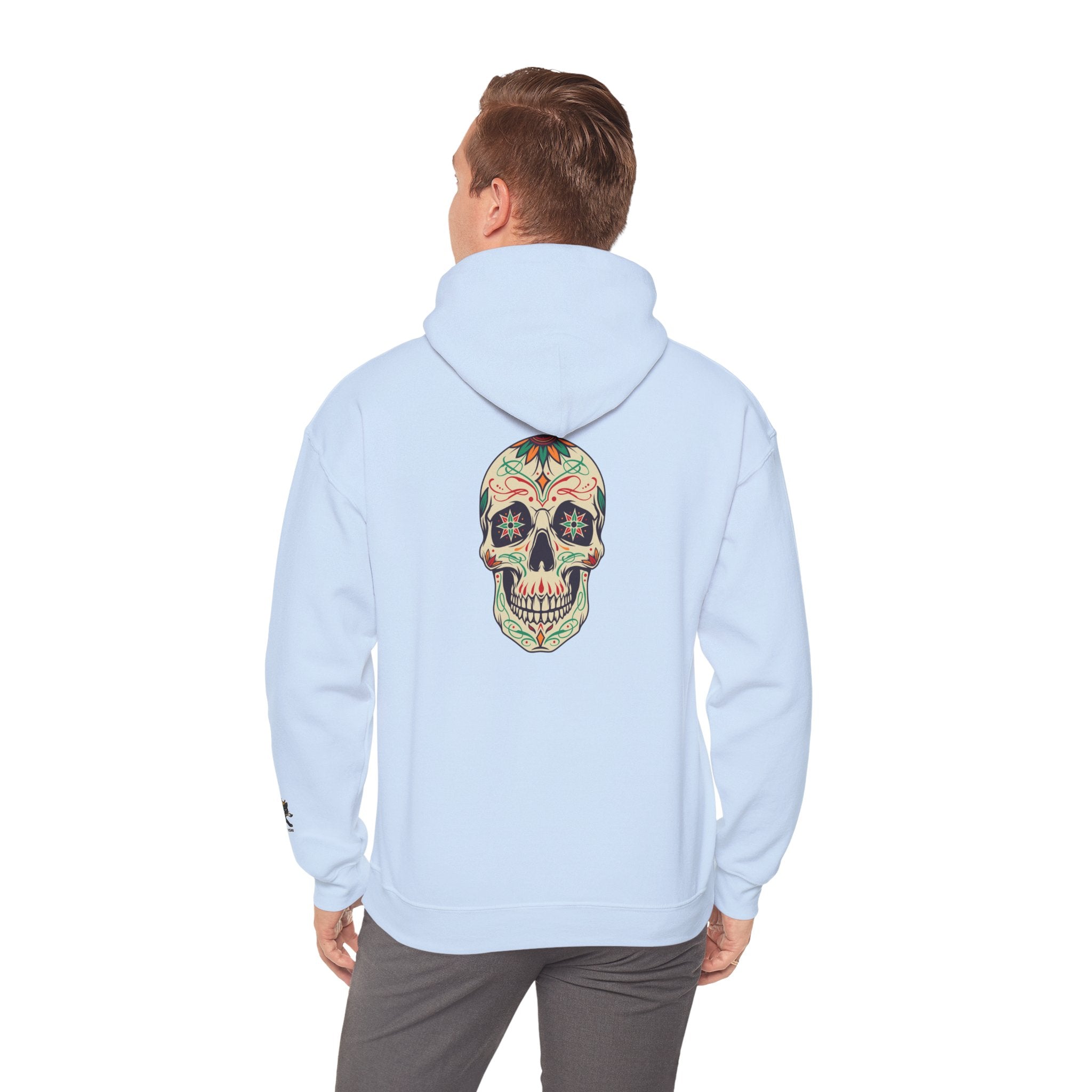 skull Hooded Sweatshirt, Unisex Casual Hoodie, Perfect Gift for Friends, Inspiring Apparel, Comfortable Daily Wear