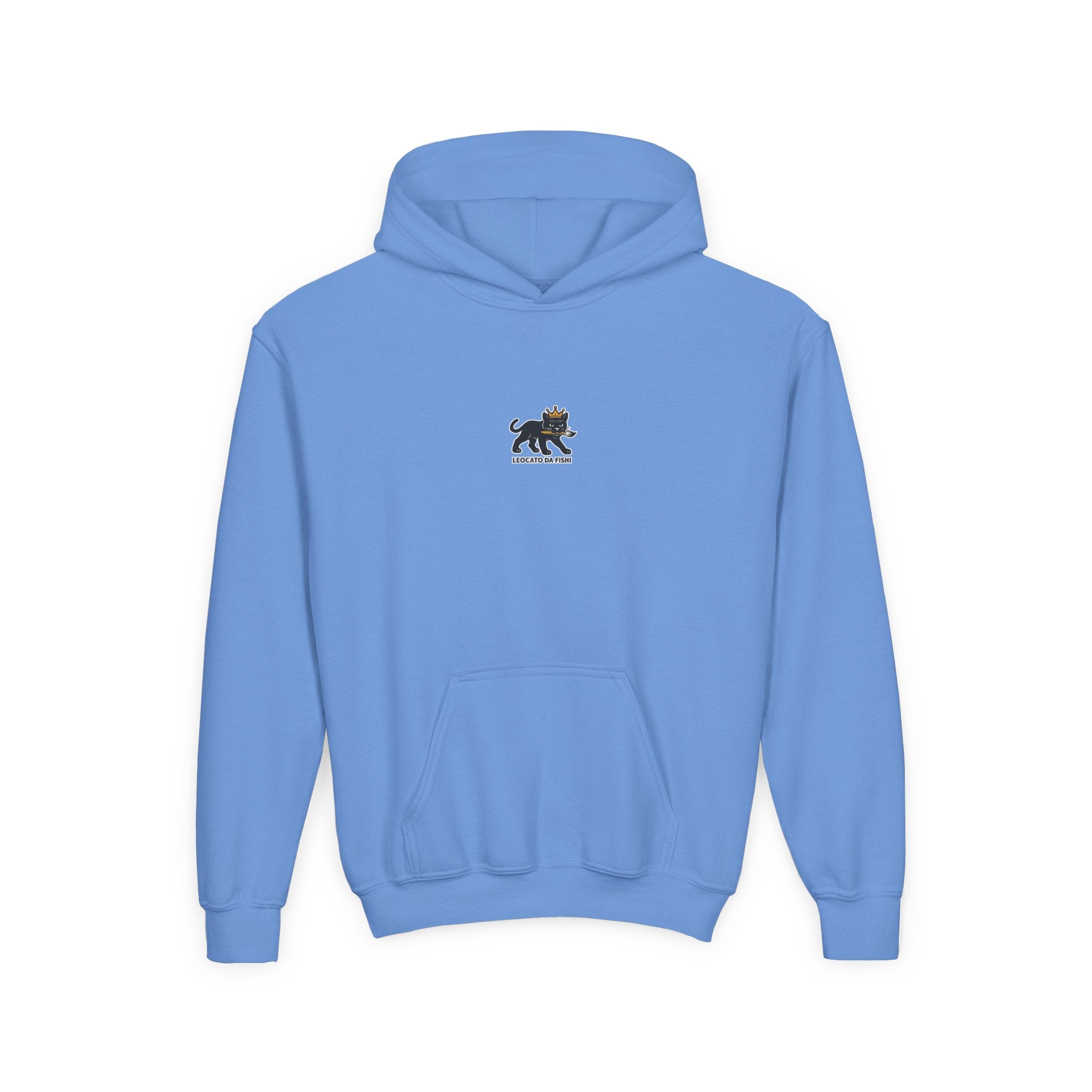 Youth Heavy Blend Hooded Sweatshirt with 'Leccato da Fish' Design - Cozy Gift for Teens, Memory Keepsake, Casual Wear, Birthday .