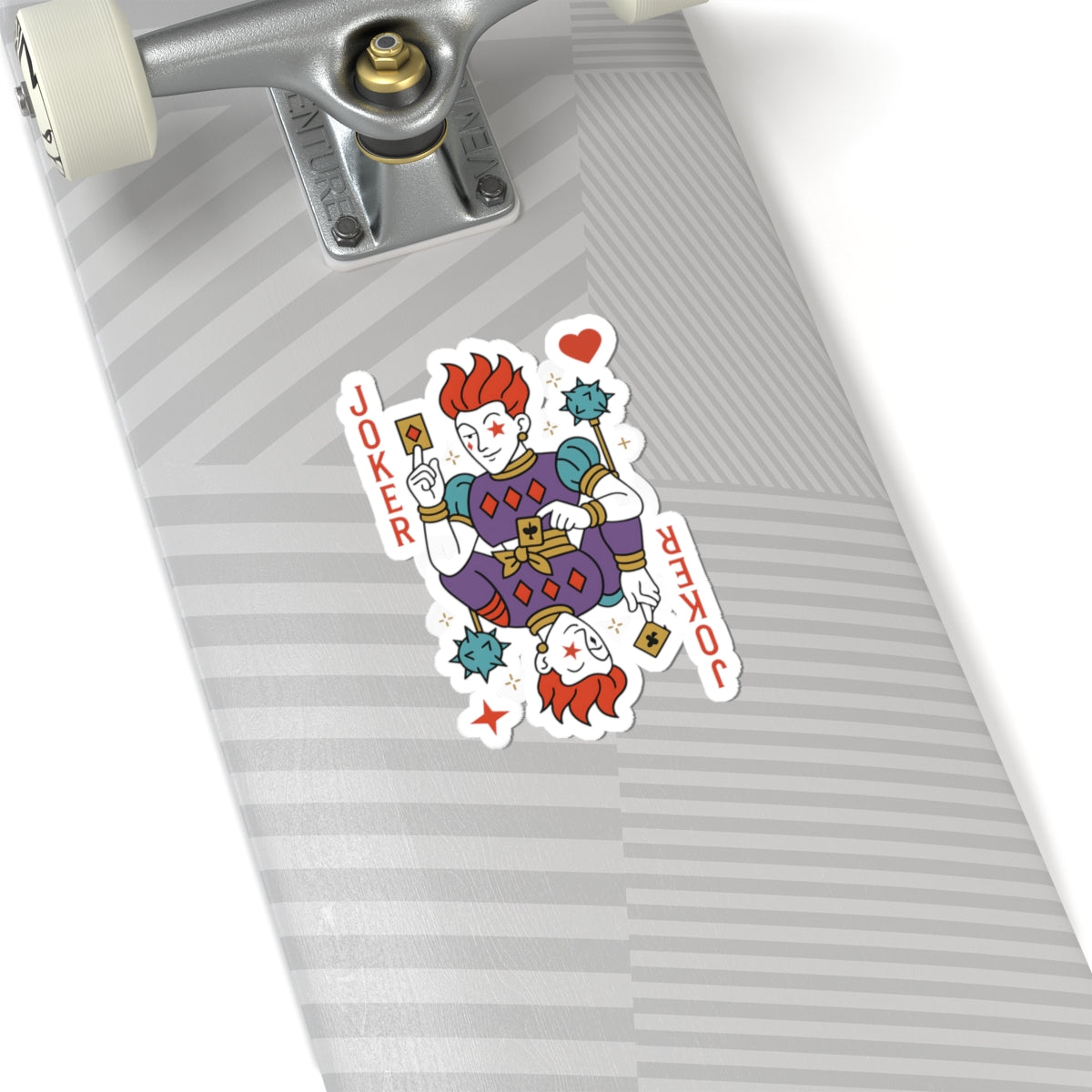 hisoka the joker  Character Kiss-Cut Stickers | Laptop, Decor, Gift, Naruto, Pain, Custom Stickers