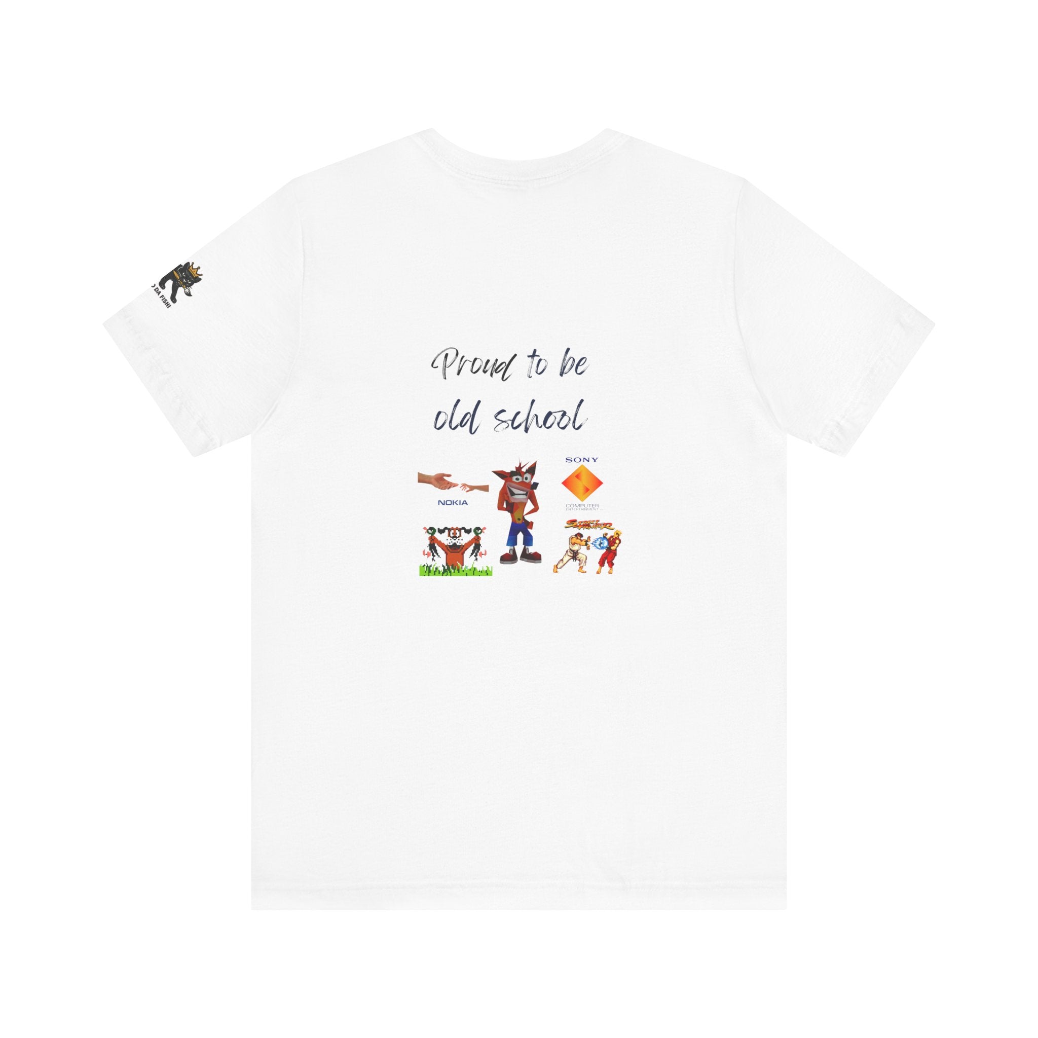 proud to be old school   Graphic Tee, Casual Summer Shirt, Marine Life T-Shirt, Gift for Sea Lovers,  high quality
