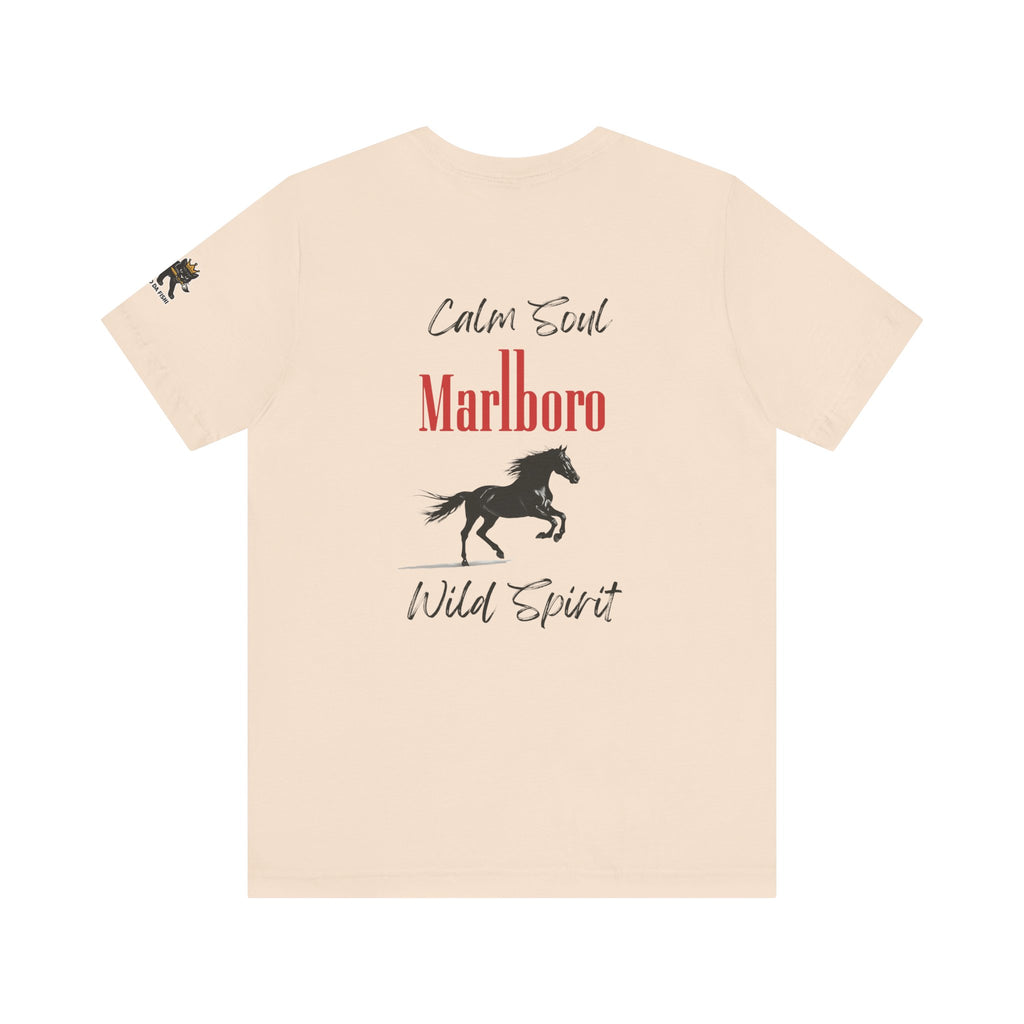 calm soul wild spirit Graphic Tee, Casual Summer Shirt, Marine Life T-Shirt, Gift for Sea Lovers,  high quality