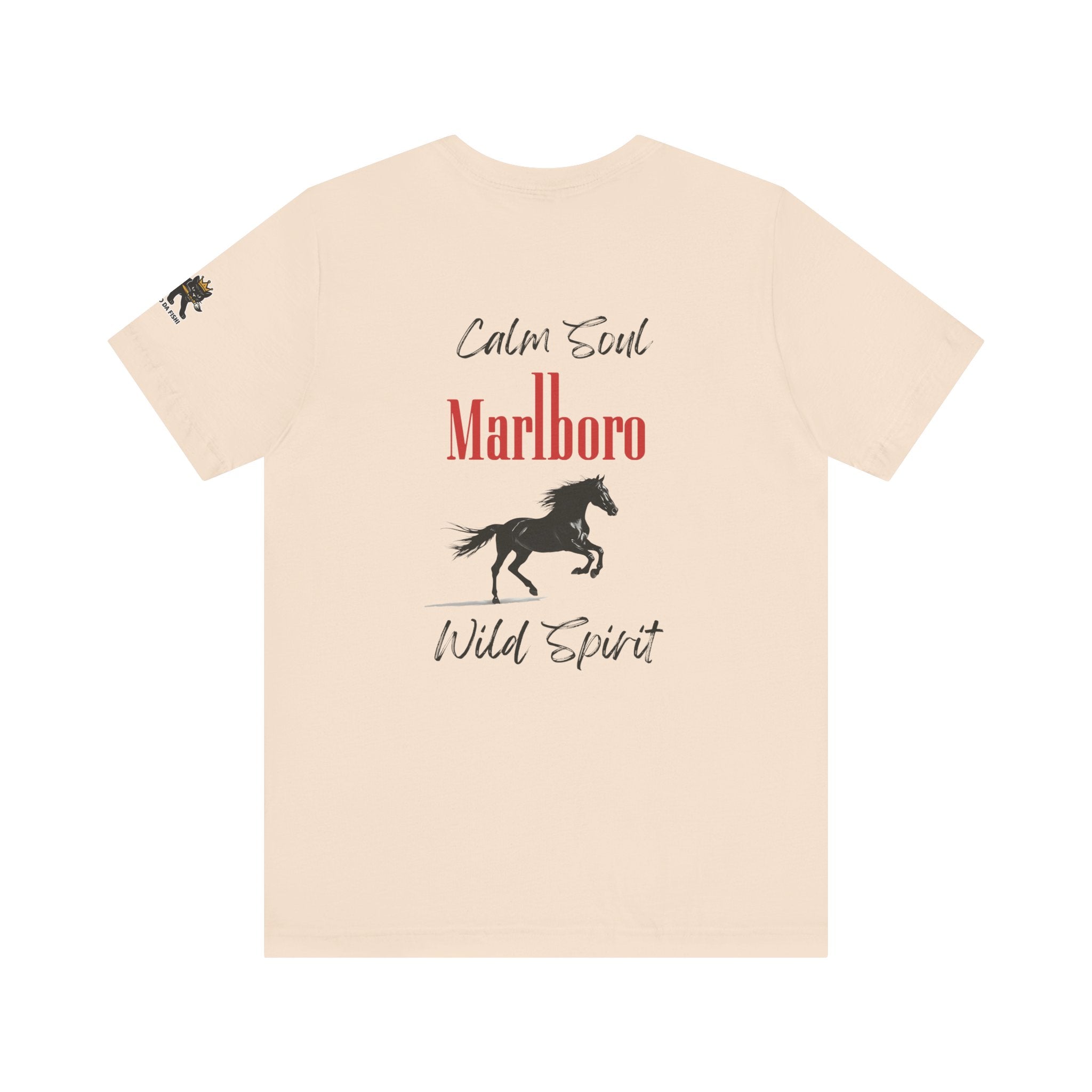 calm soul wild spirit Graphic Tee, Casual Summer Shirt, Marine Life T-Shirt, Gift for Sea Lovers,  high quality