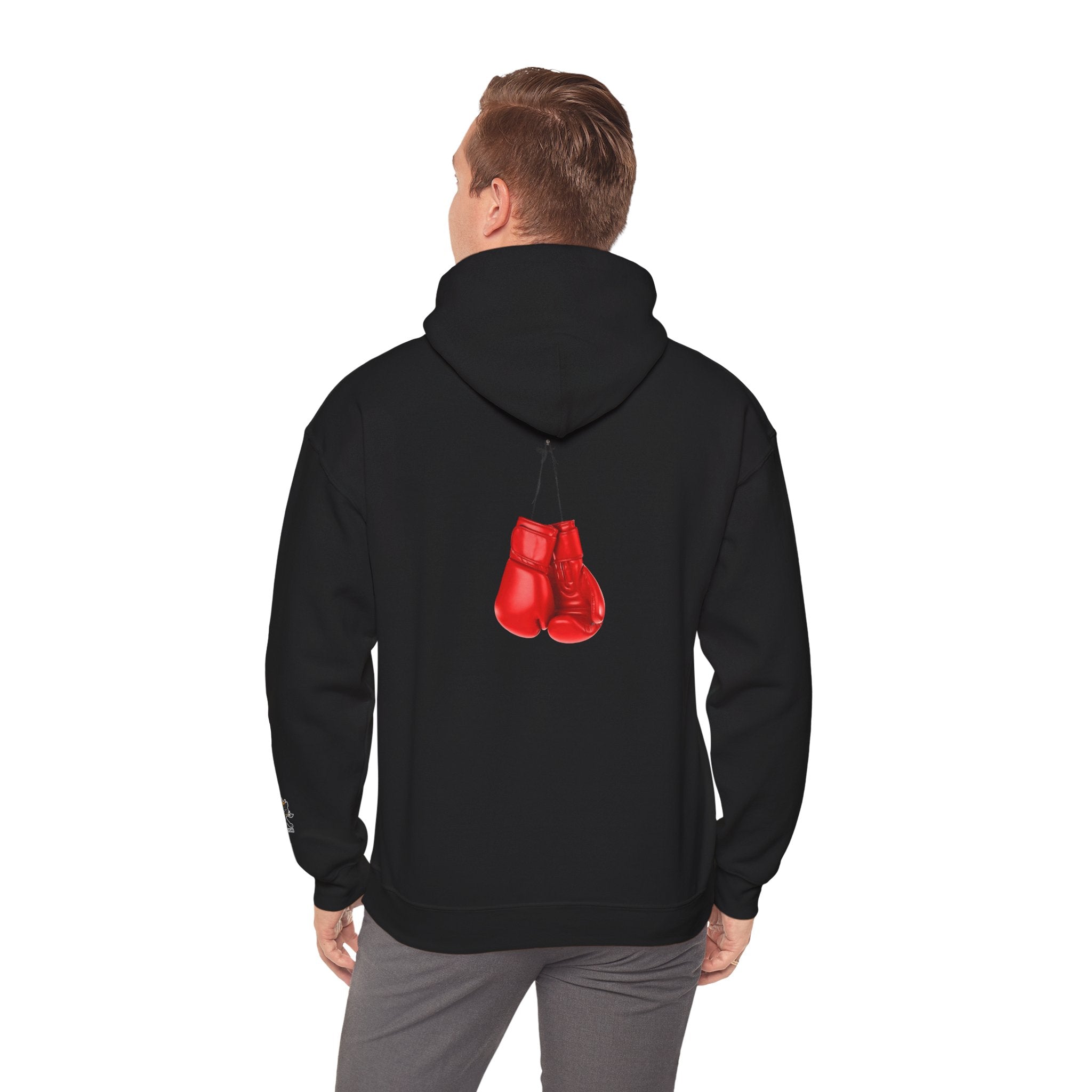 boxing gloves Hooded Sweatshirt, Unisex Casual Hoodie, Perfect Gift for Friends, Inspiring Apparel, Comfortable Daily Wear