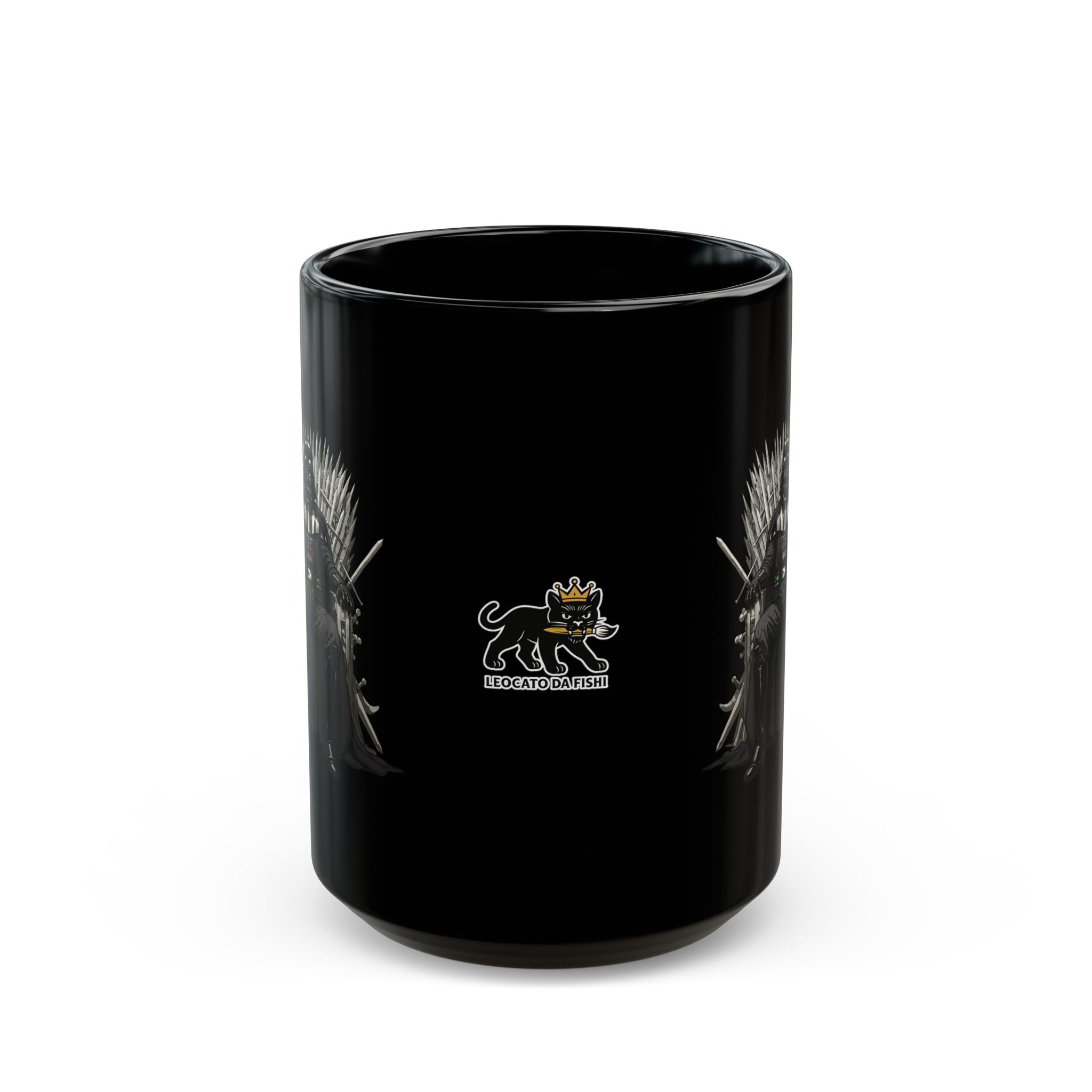 lord Darth  Black Mug with Cat and Darth Vader Designs, Gift for Pop Culture Lovers, Coffee Lover's Accessory, Geeky Kitchen Decor, [...]