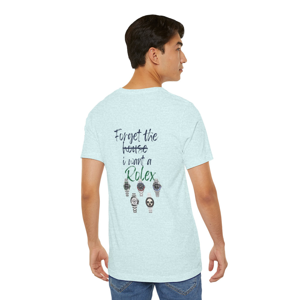 forget i want rolex Graphic Tee, Casual Summer Shirt, Marine Life T-Shirt, Gift for Sea Lovers,  high quality