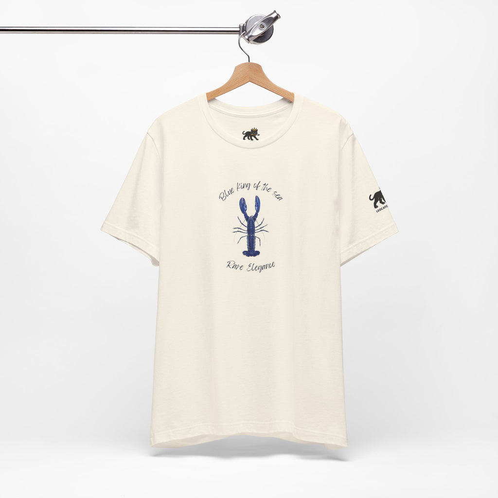 blue king of sea Lobster Graphic Tee, Casual Summer Shirt, Marine Life T-Shirt, Gift for Sea Lovers,  high quality