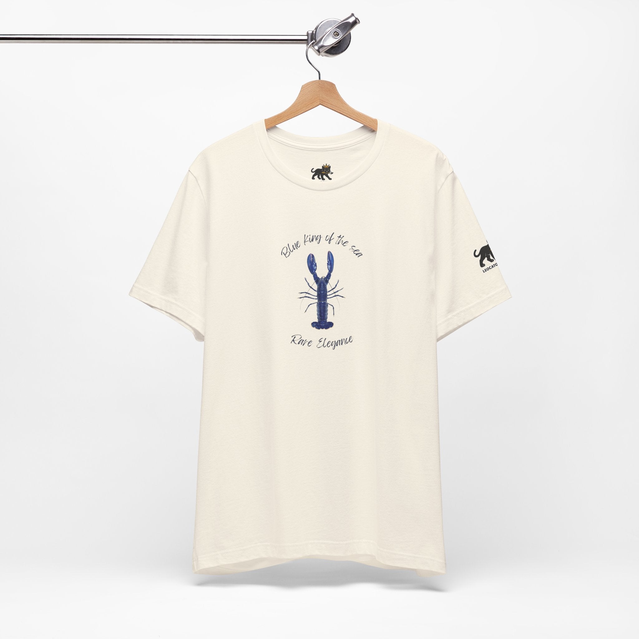 blue king of sea Lobster Graphic Tee, Casual Summer Shirt, Marine Life T-Shirt, Gift for Sea Lovers,  high quality