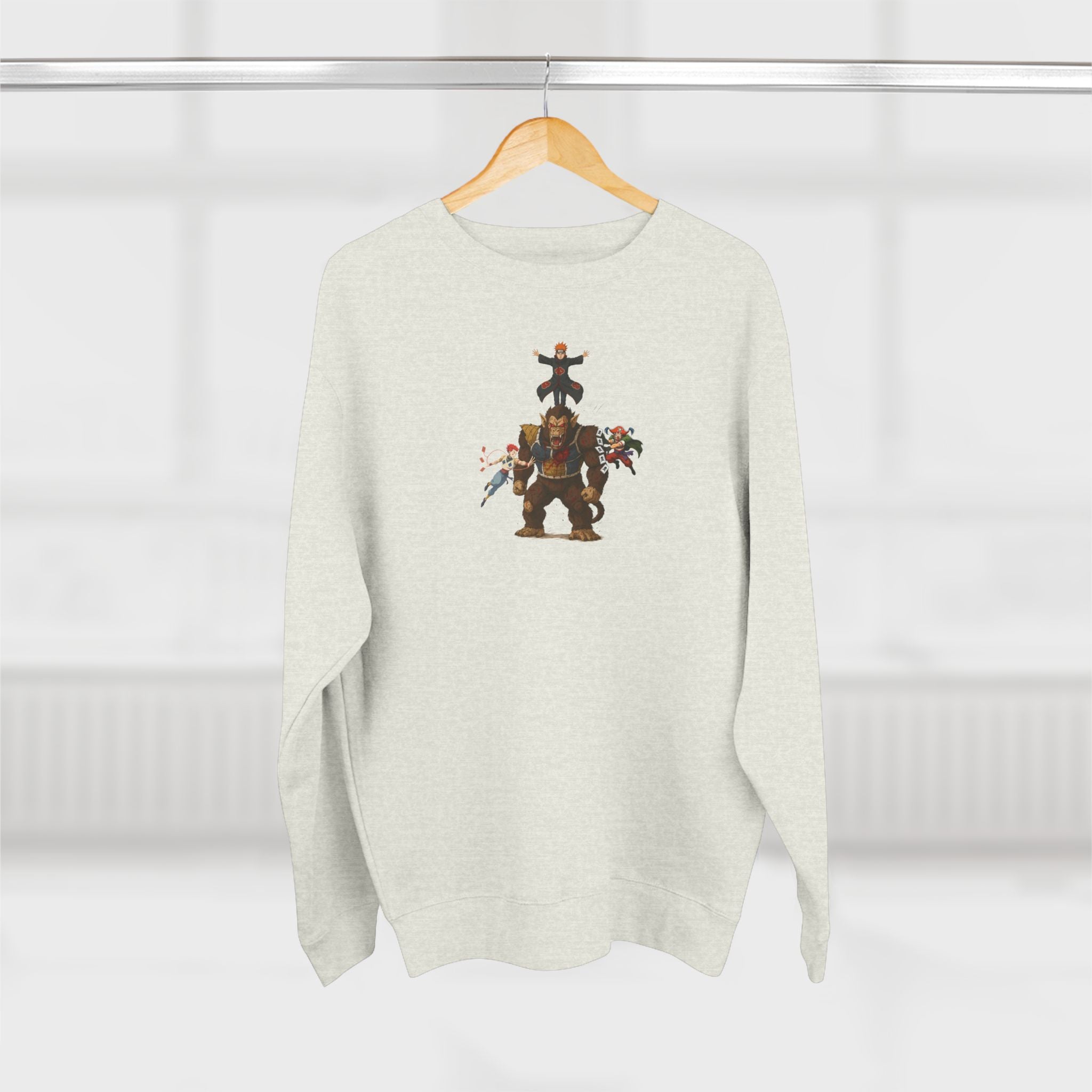 big fight Unisex Cartoon Sweatshirt with Fun Character Design, Graphic Sweatshirt for Fans, Cozy Gift for Birthdays, Casual Wear, Unique Apparel