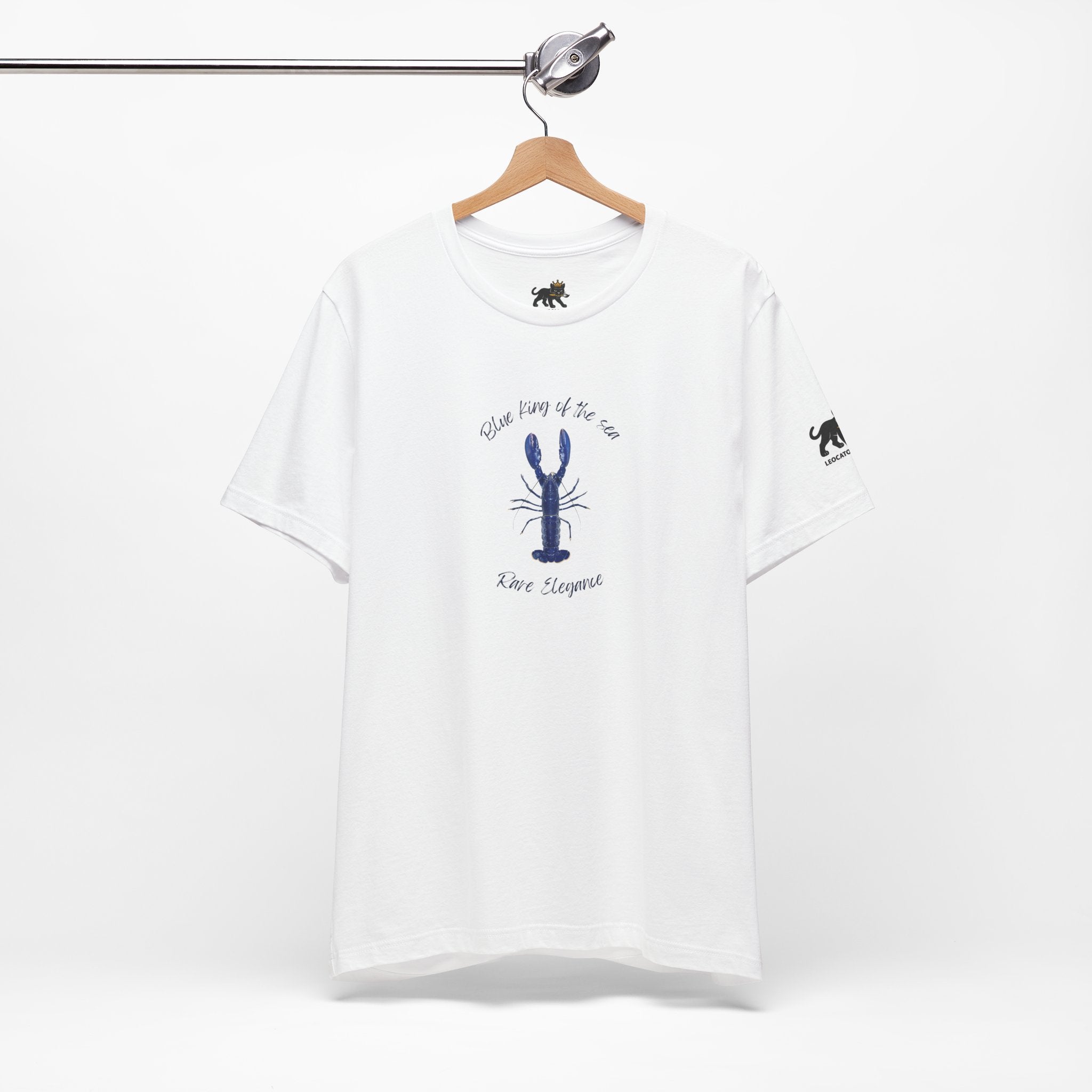 blue king of sea Lobster Graphic Tee, Casual Summer Shirt, Marine Life T-Shirt, Gift for Sea Lovers,  high quality